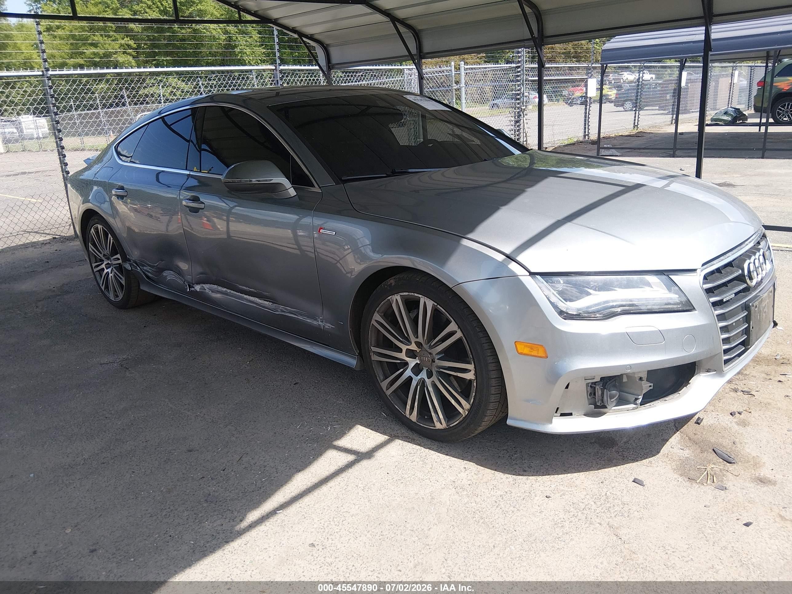 2012 Audi A7 Prestige, VIN WAU3GAFC9CN092598 — Side