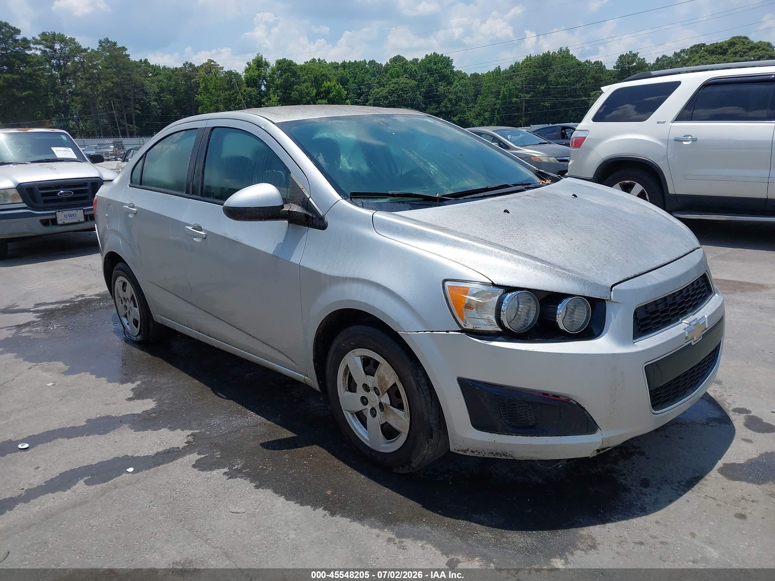 2016 Chevrolet Sonic LS, VIN 1G1JA5SHXG4171366 — Обычный износ