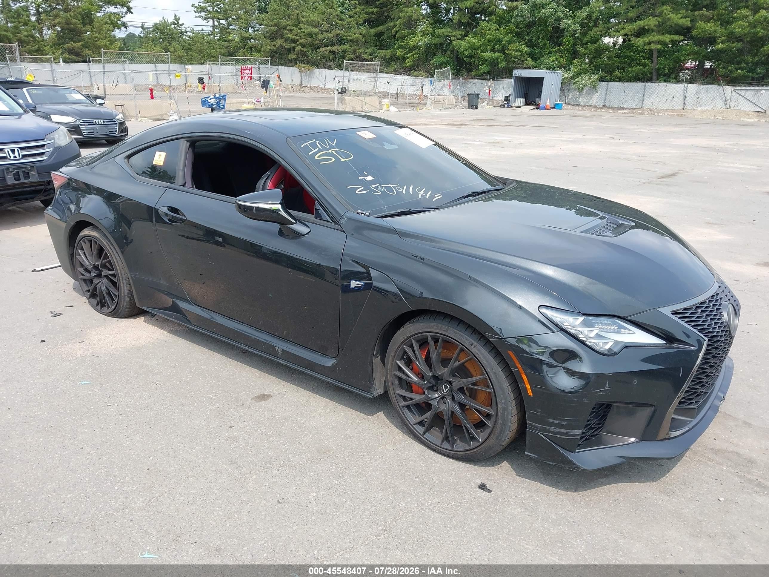 2020 Lexus RC F, VIN JTHDP5BC6L5007719 — Biohazard / chemical