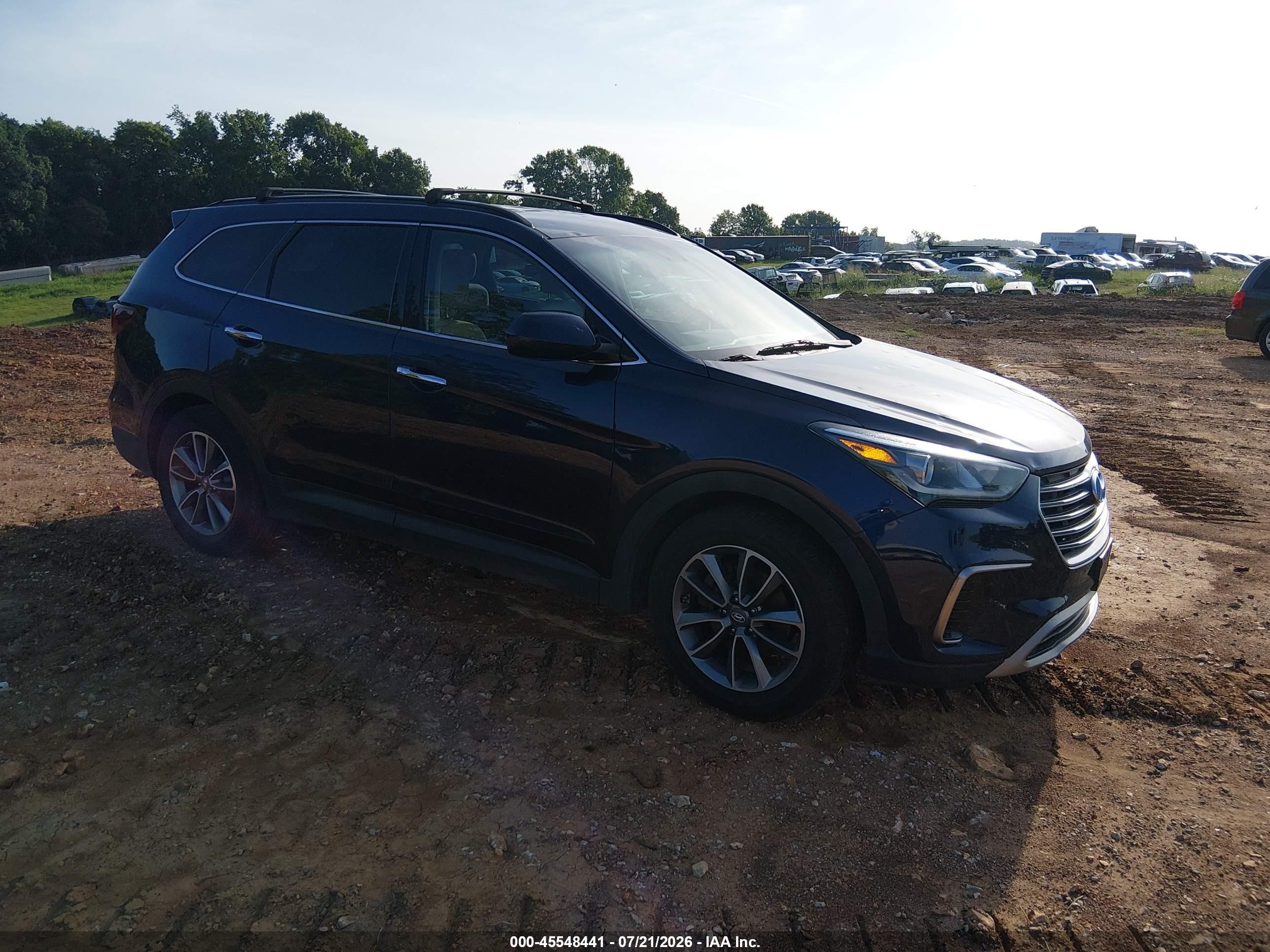 2017 Hyundai Santa Fe SE, VIN KM8SMDHF5HU244837 — Hail