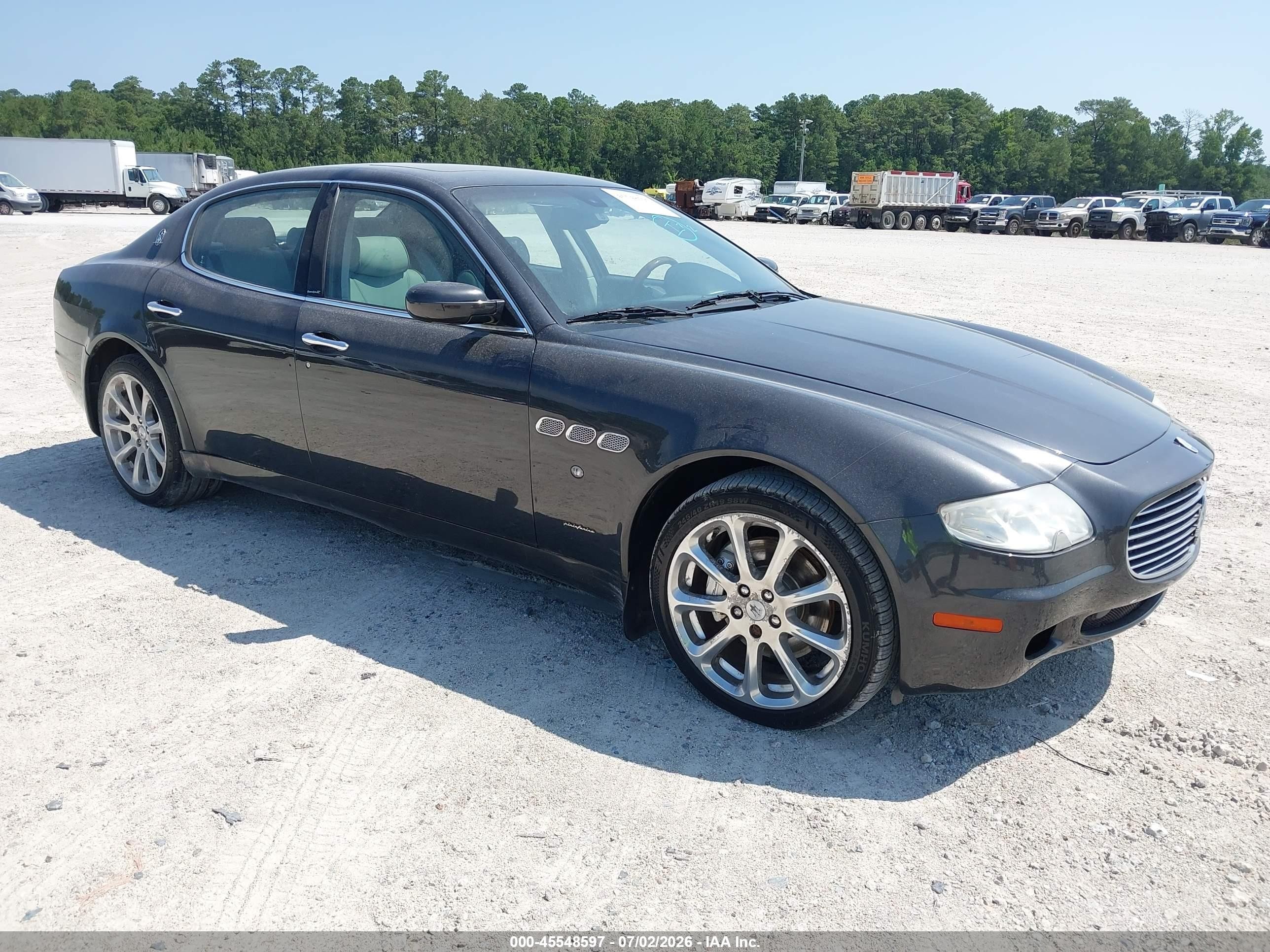 2008 Maserati Quattroporte, VIN ZAMFE39A380036832 — Изъятие за долги