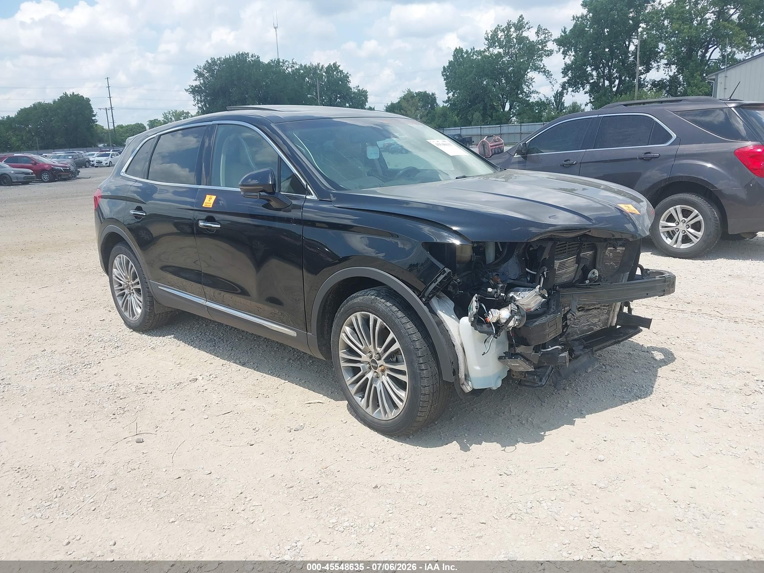 2018 Lincoln MKX Reserve, VIN 2LMPJ8LR8JBL18825 — Biohazard / chemical