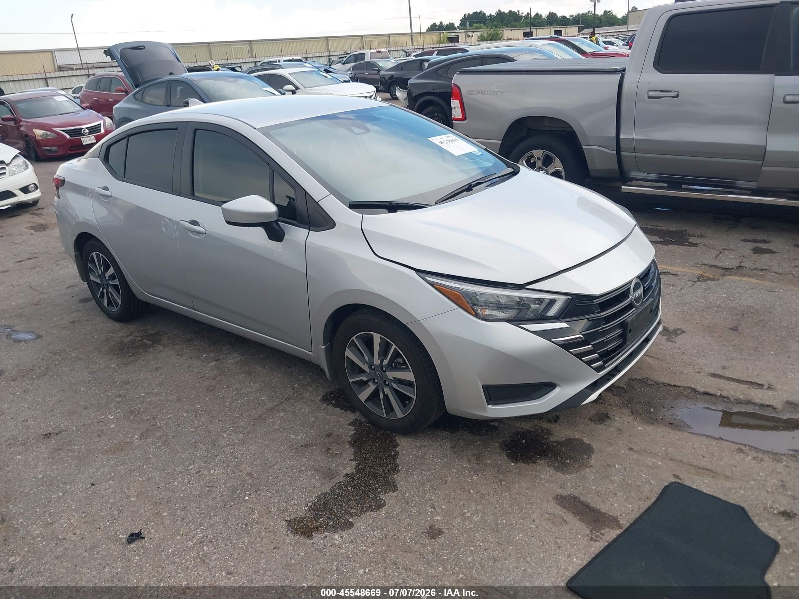 2025 Nissan Versa SV, VIN 3N1CN8EV2SL849122 — Water / flood