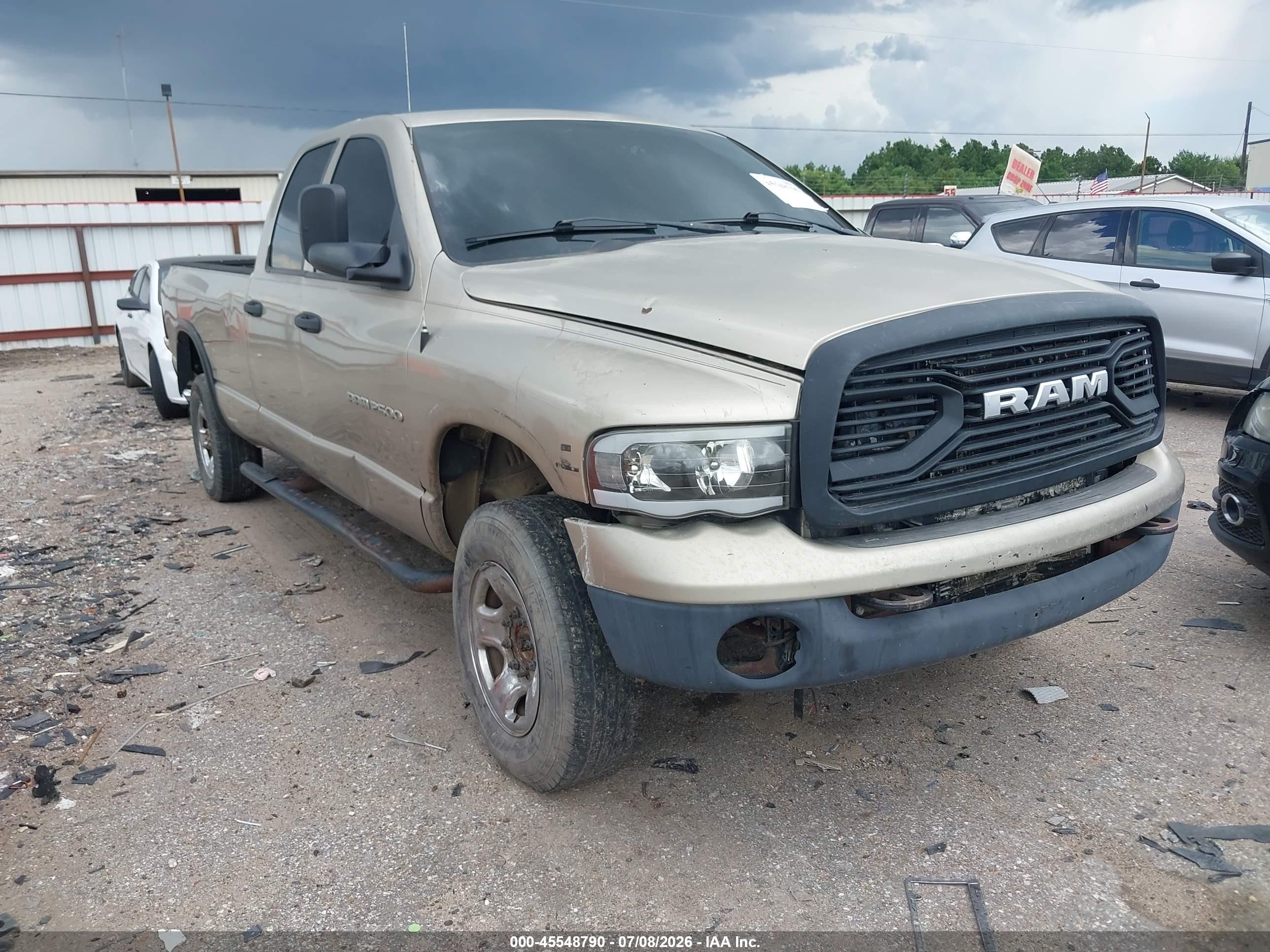 2003 Dodge 2500 ST, VIN 3D7KU28603G751719 — Rear end