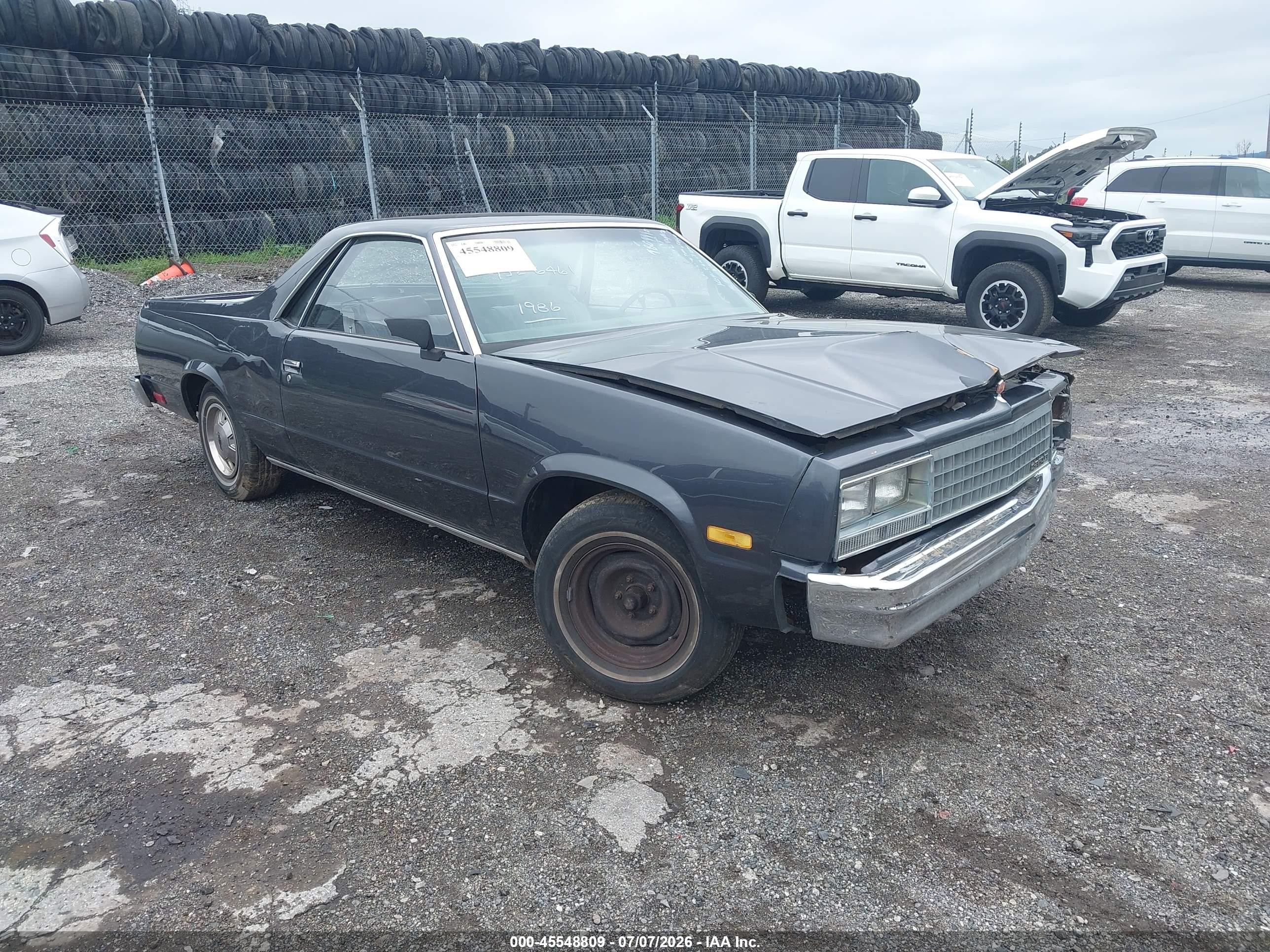 1986 Chevrolet El Camino, VIN 3GCCW80Z5GS918841 — Перед