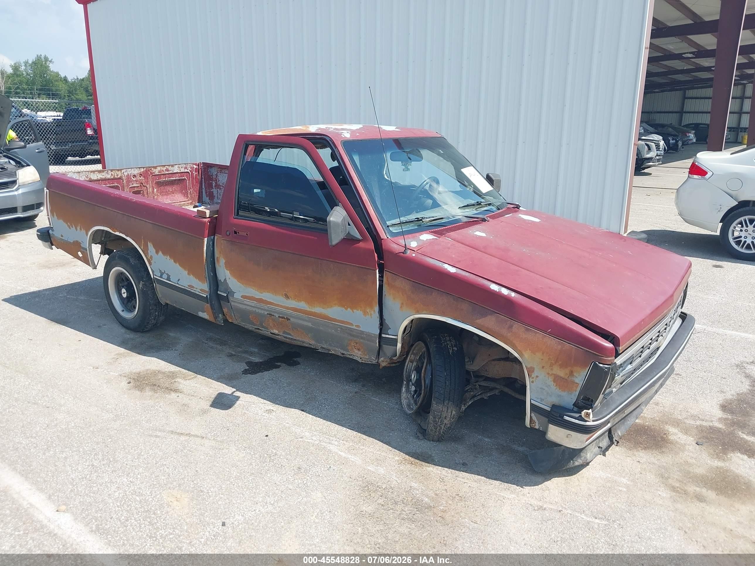1992 Chevrolet S-10, VIN 1GCCS14Z3N8103931 — All over