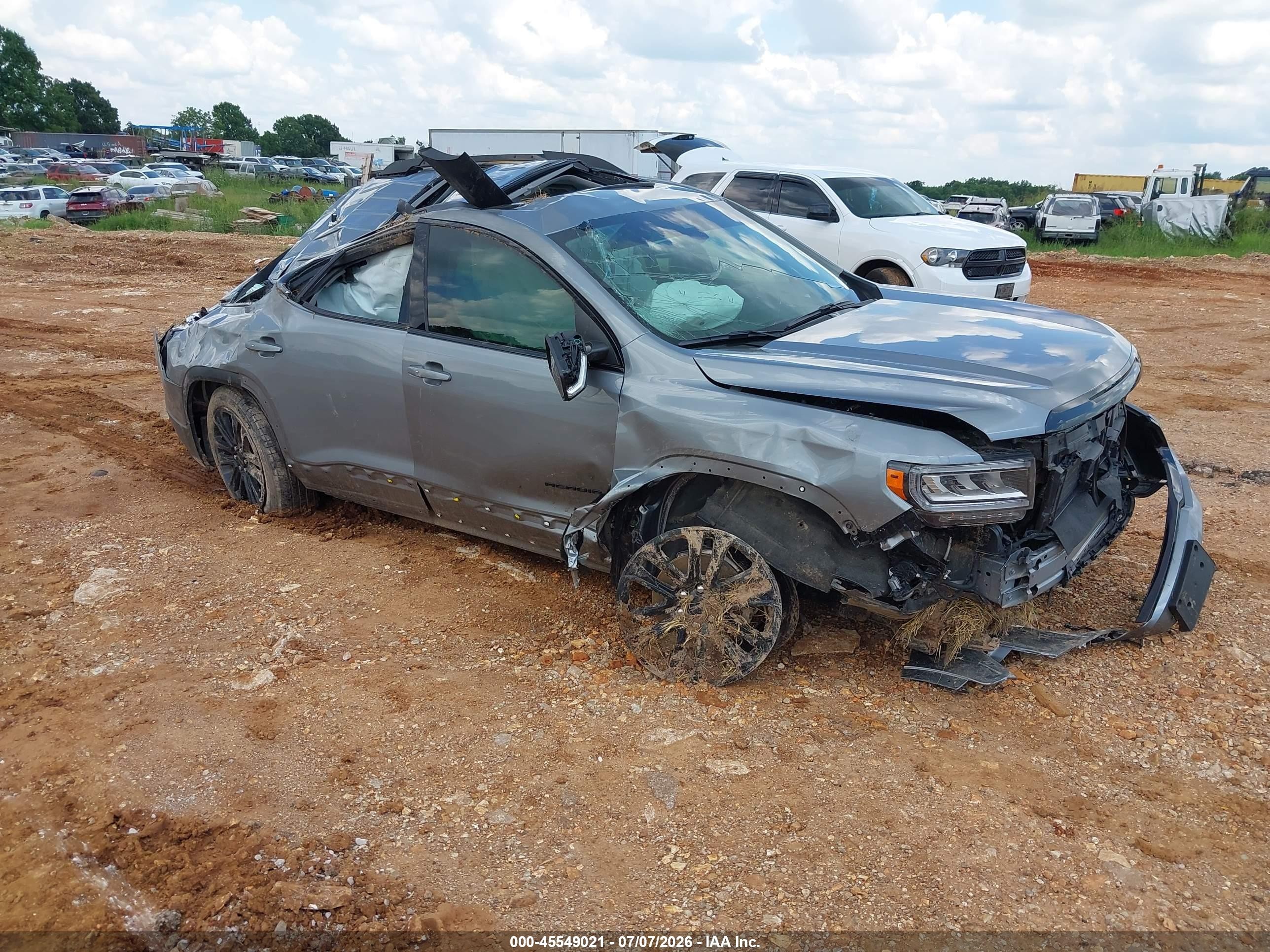 2023 GMC Acadia SLT, VIN 1GKKNMLS8PZ252698 — Rollover