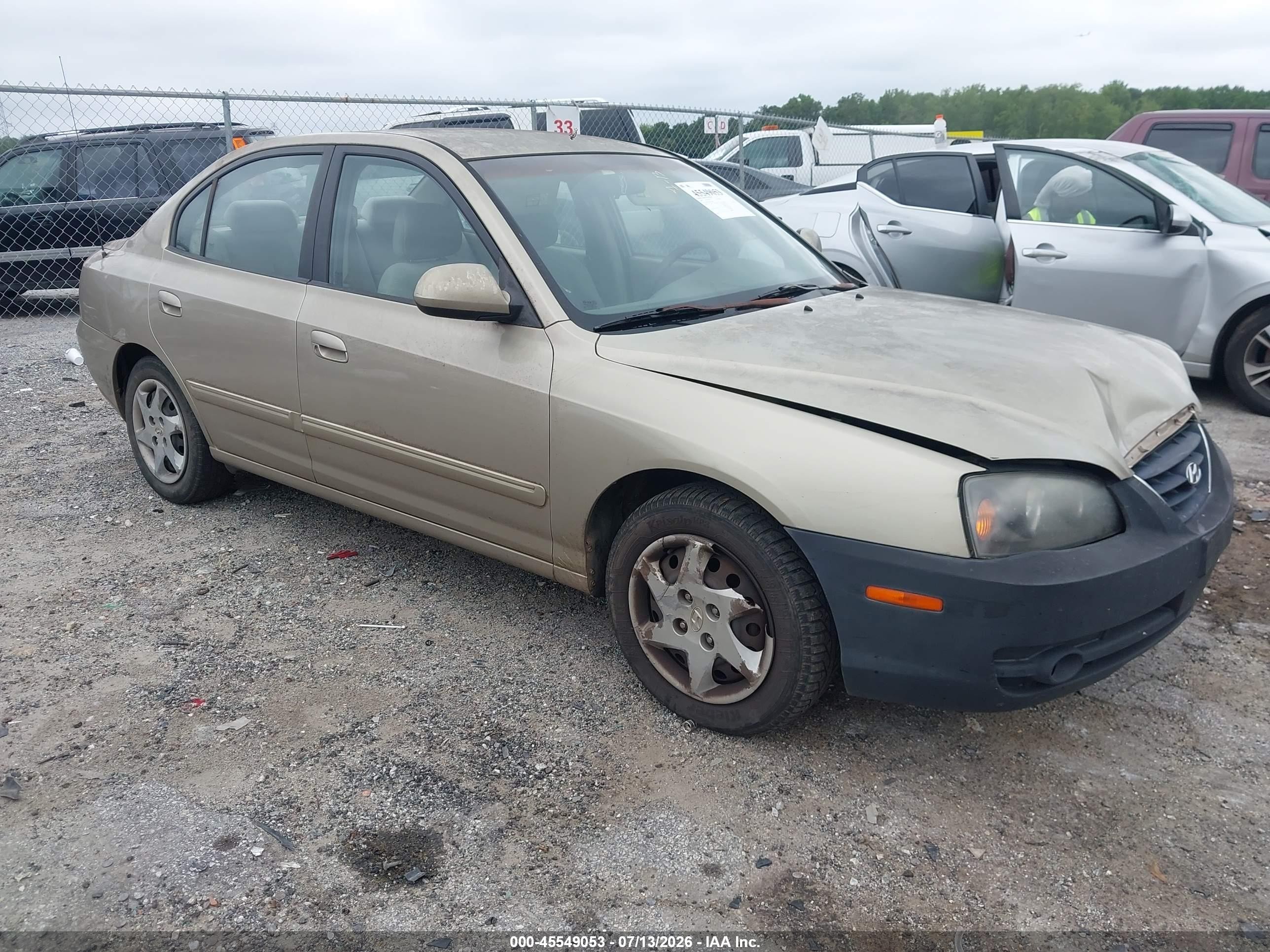 2006 Hyundai Elantra GLS, VIN KMHDN46D46U341984 — Фото с аукциона