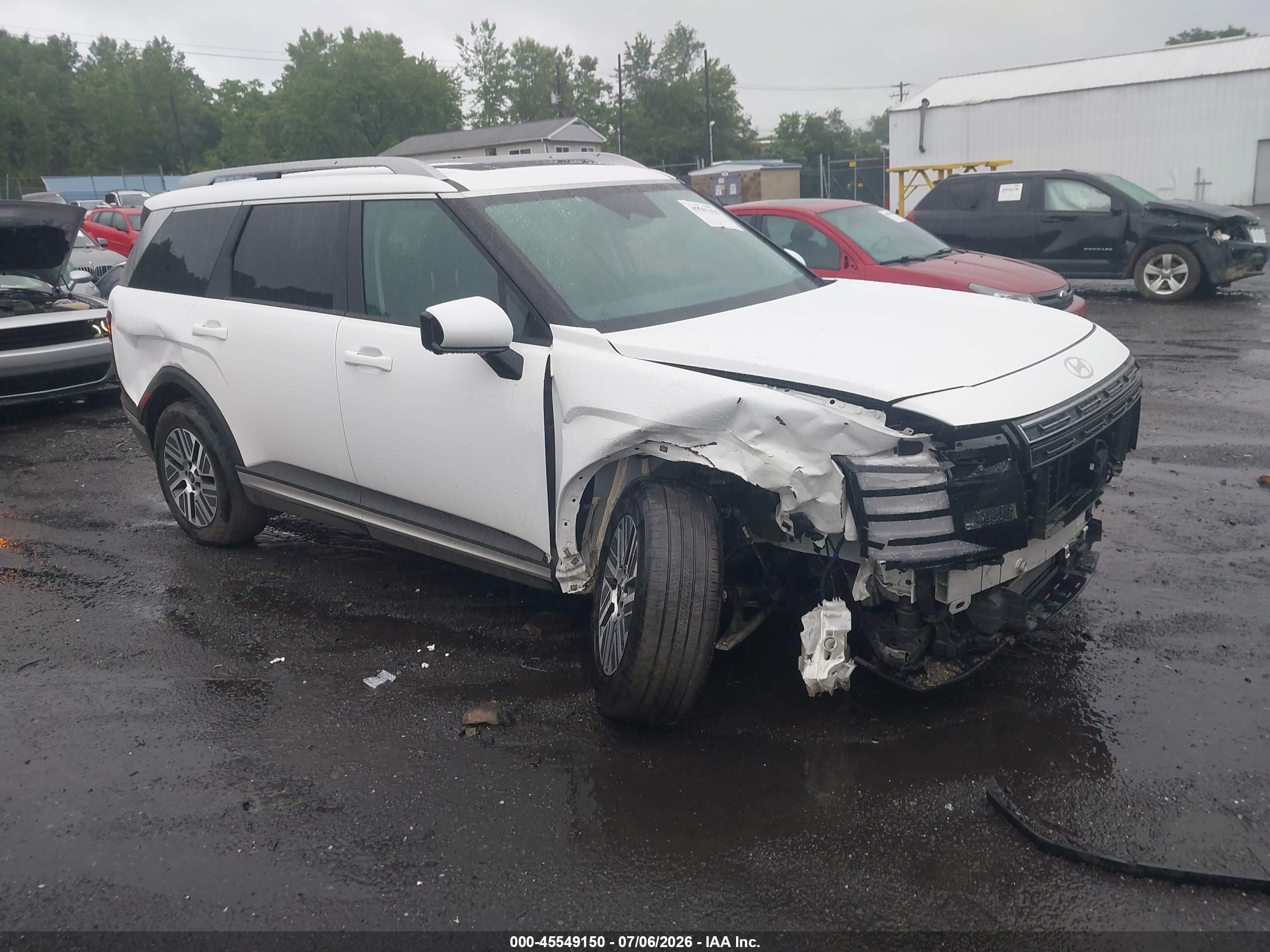 2026 Hyundai Palisade Hybrid SEL Premium 8P, VIN KM8RHESAXTU038251 — Перед