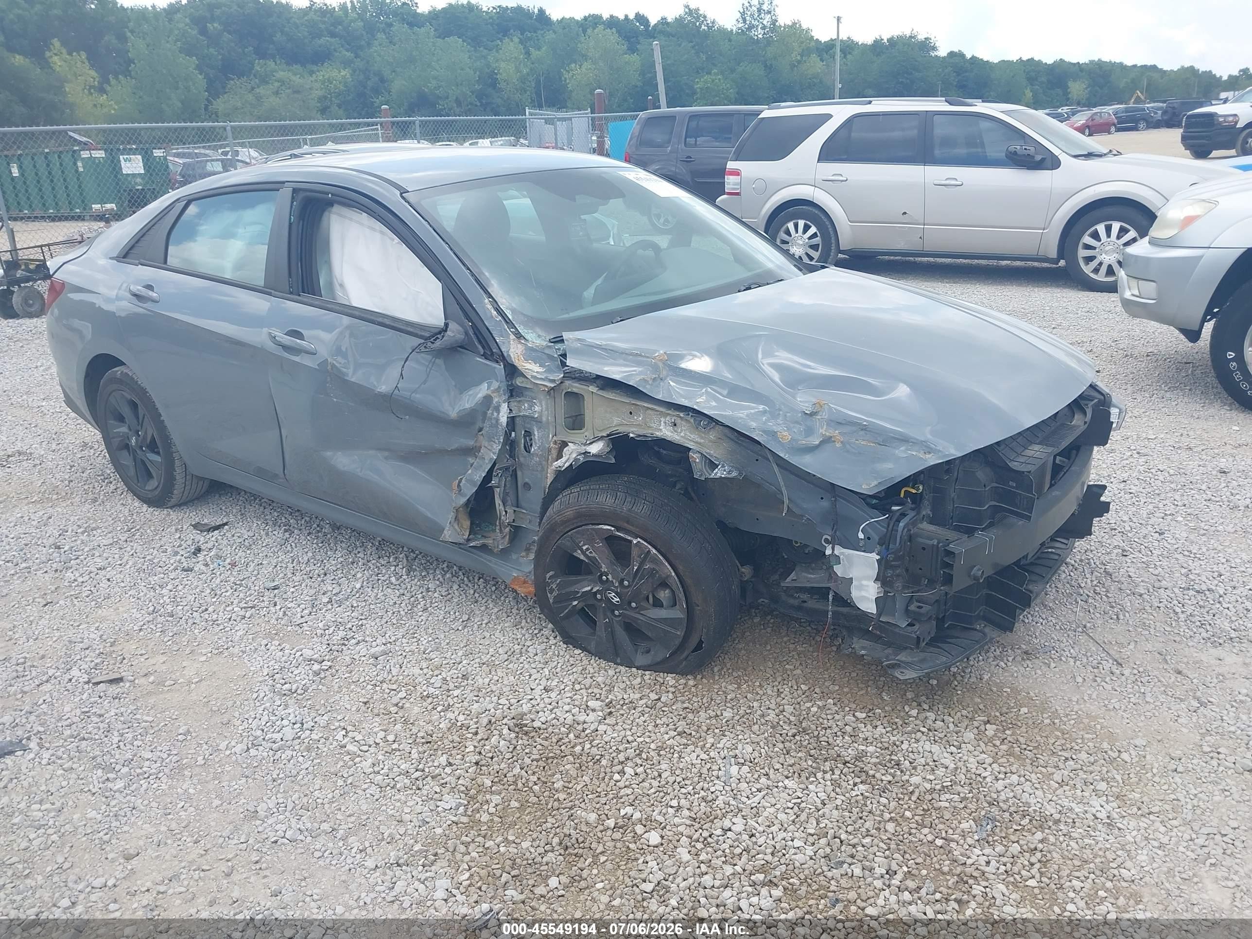 2023 Hyundai Elantra Blue, VIN KMHLM4AJ1PU038061 — Side