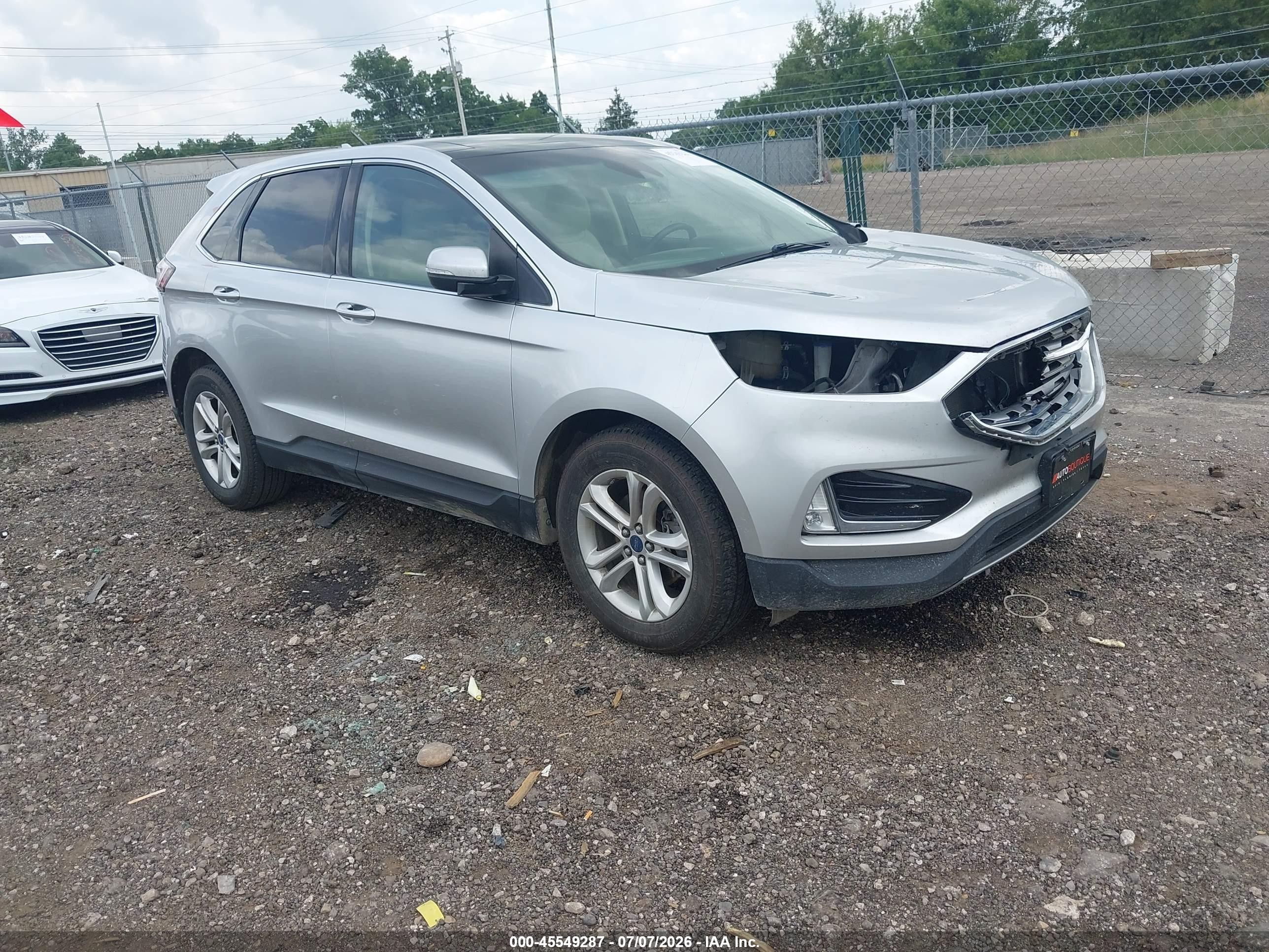 2019 Ford Edge SEL, VIN 2FMPK3J95KBB81455 — Front end