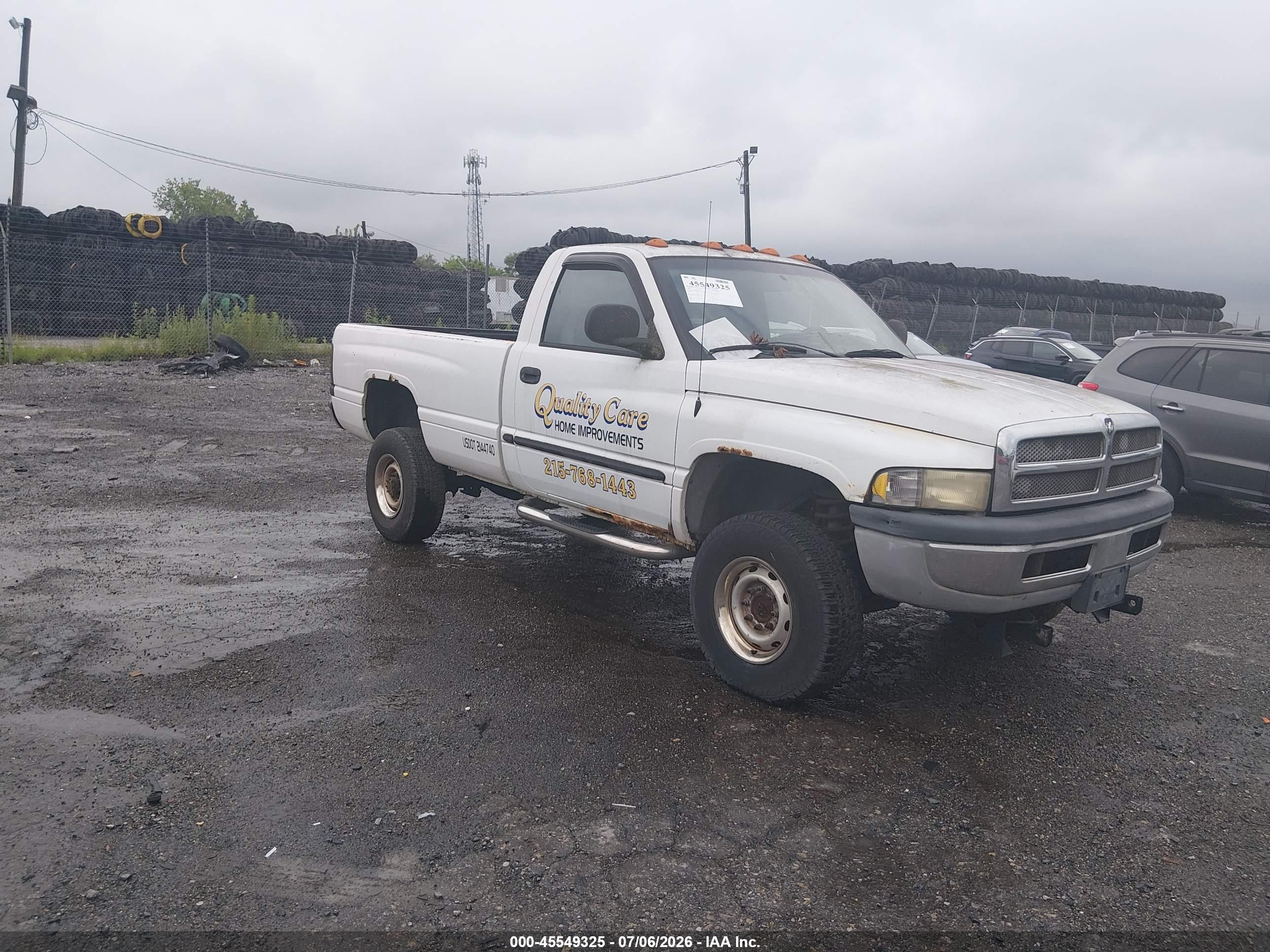 2001 Dodge 2500, VIN 3B7KF26621M535022 — Normal wear