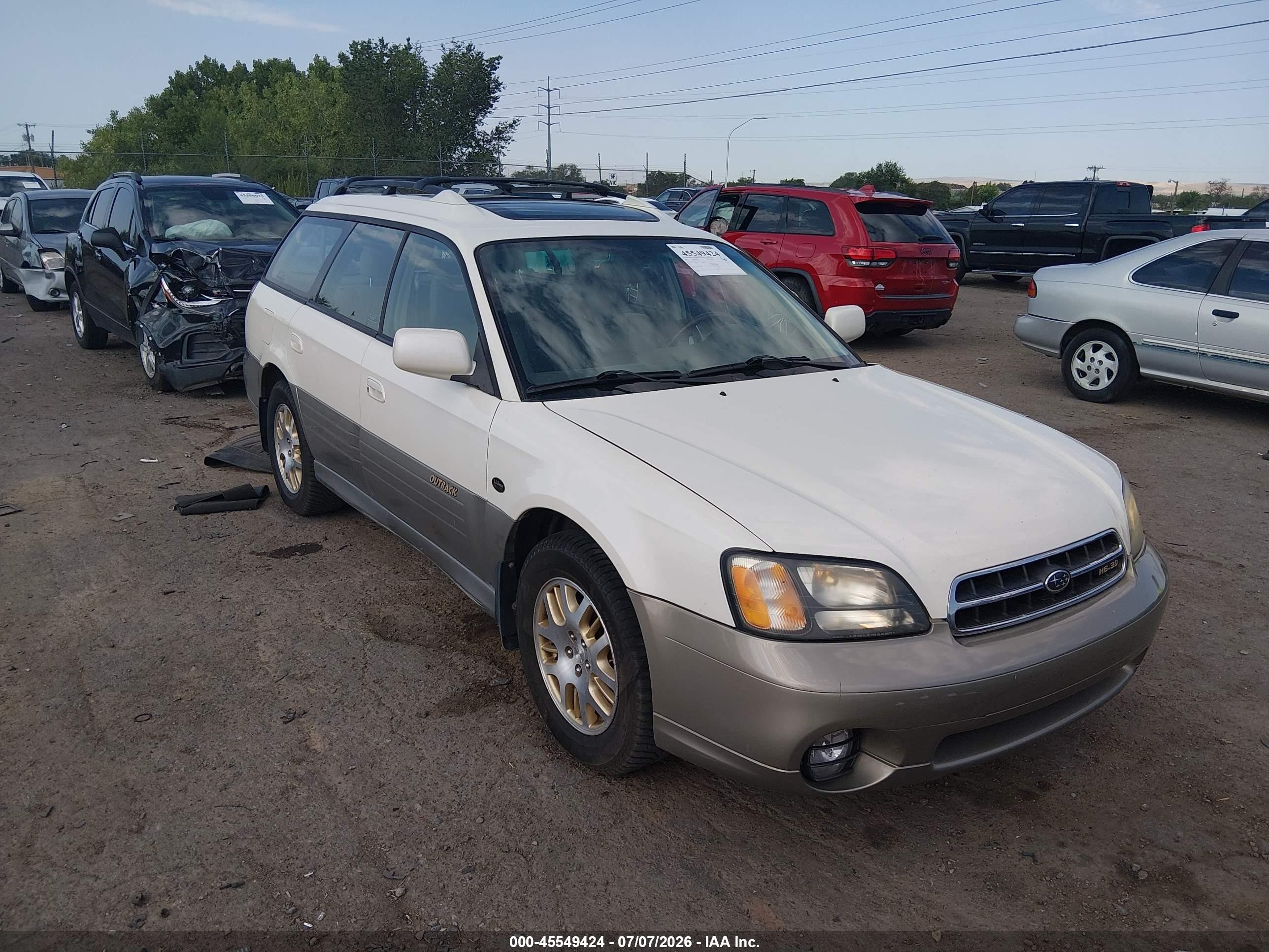 2002 Subaru Legacy Outback L.L. Bean, VIN 4S3BH806927664716 — Обычный износ
