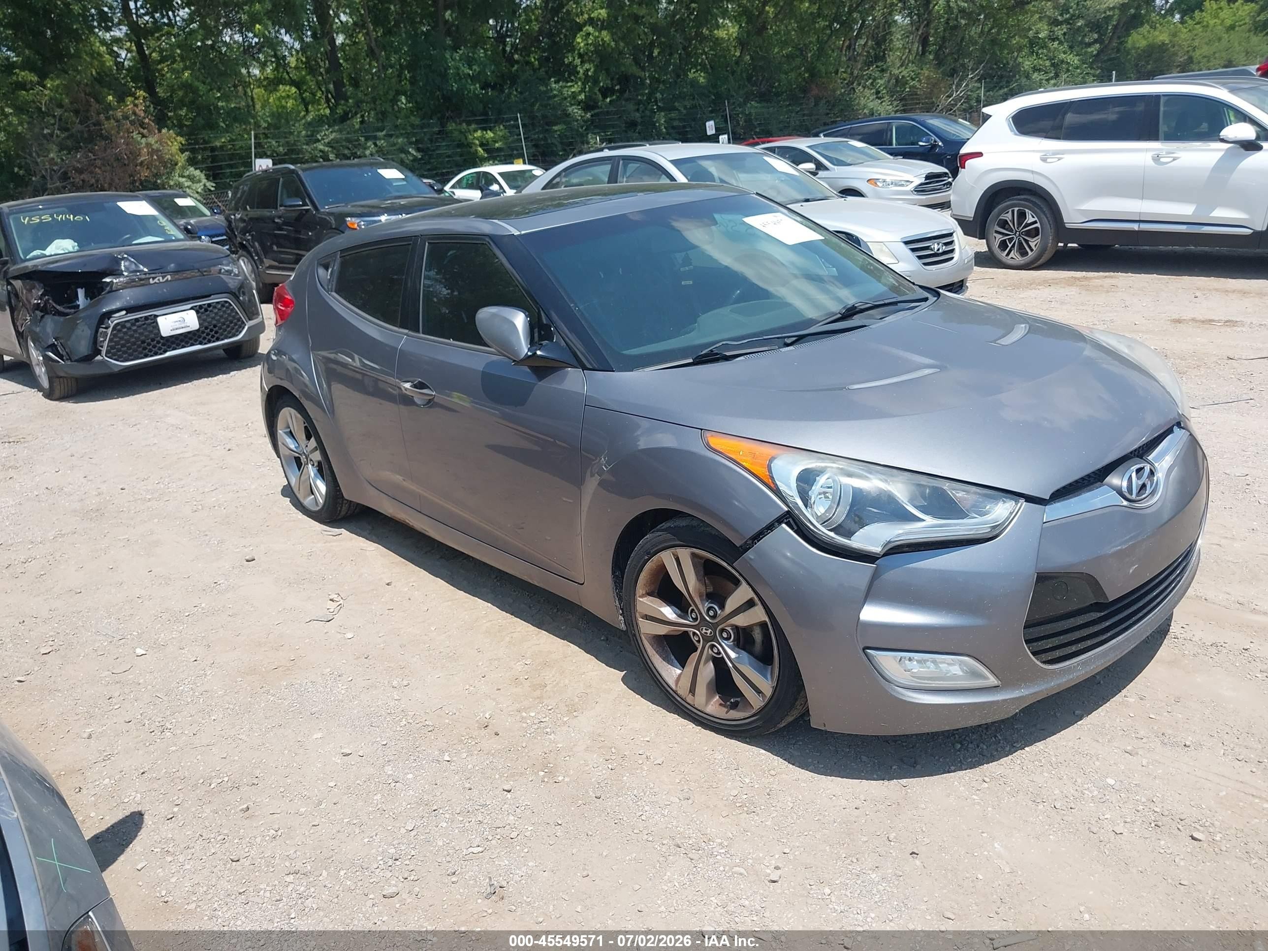 2013 Hyundai Veloster w/Black Int, VIN KMHTC6AD1DU146359 — Normal wear