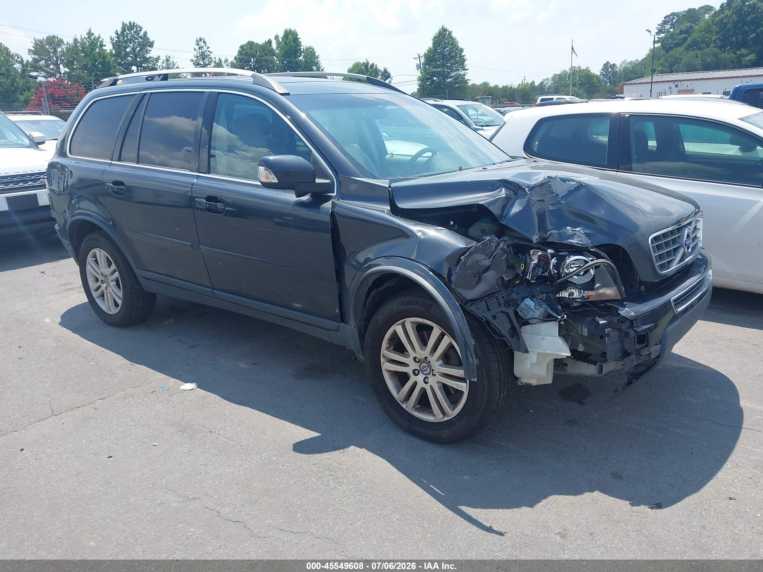 2012 Volvo XC90, VIN YV4952CZXC1612538 — Front end