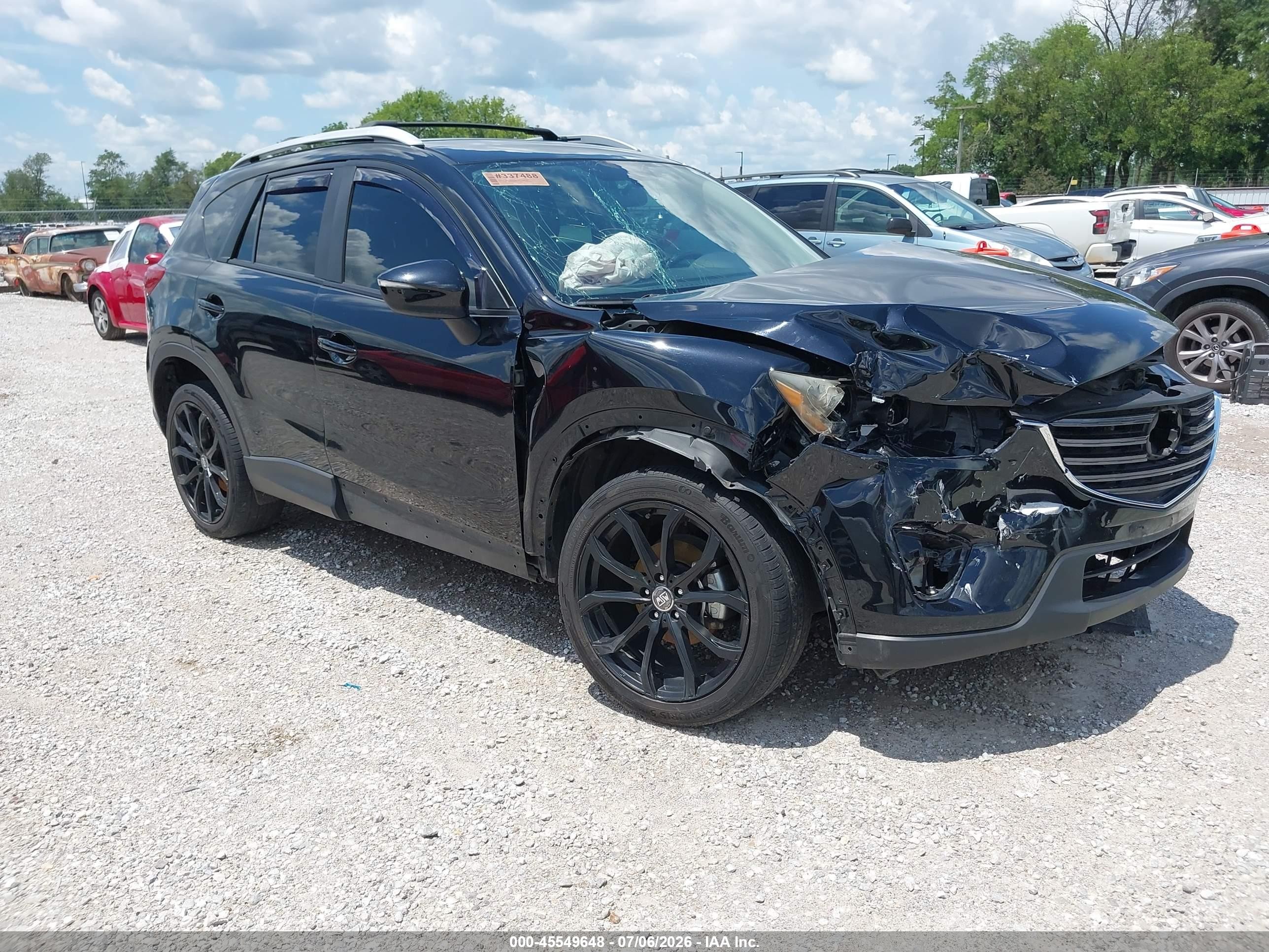 2016 Mazda CX-5 Sport, VIN JM3KE4BY9G0899737 — Front end