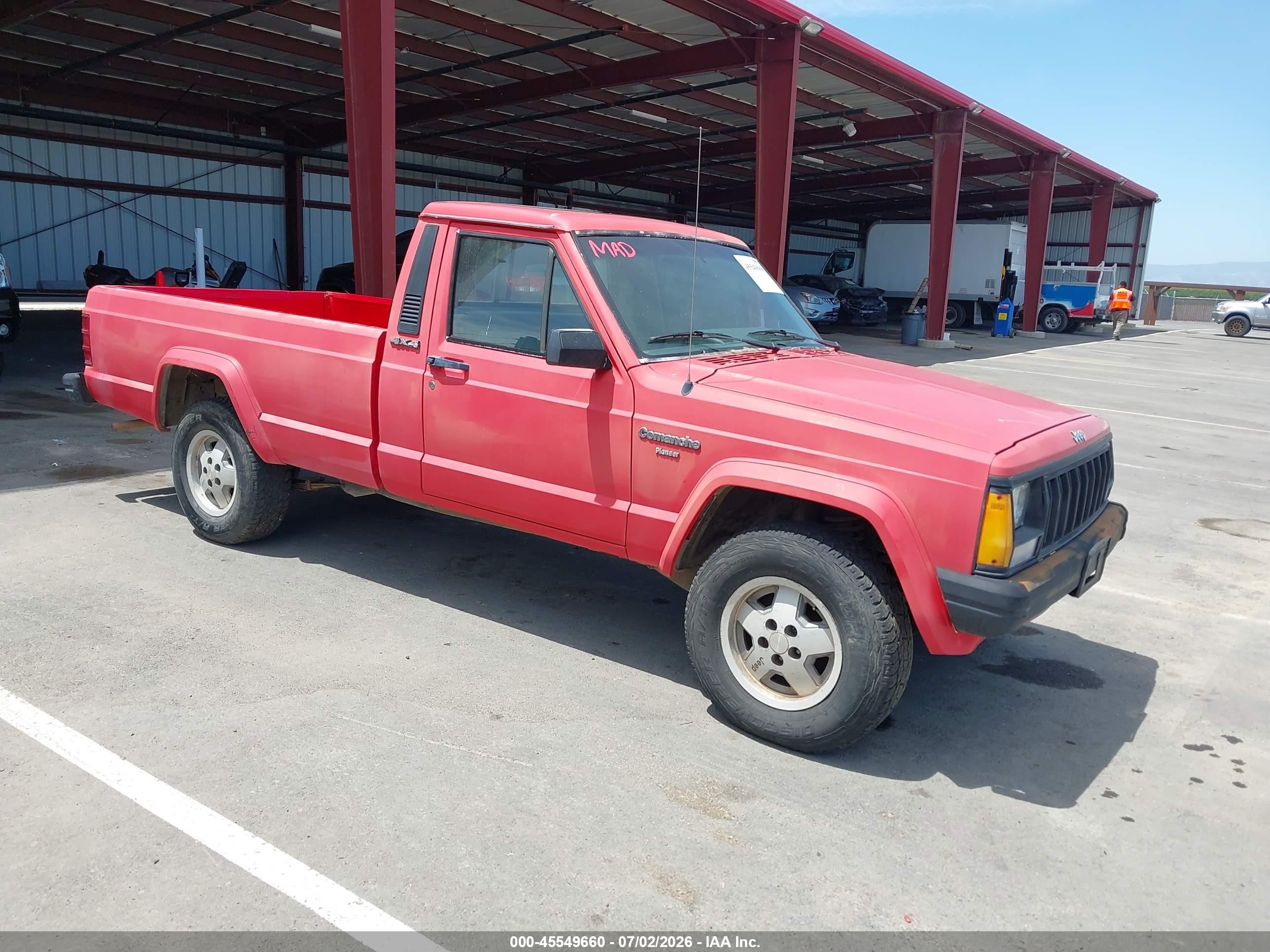 1988 Jeep Comanche PIONEER, VIN 1JTML65PXJT085736 — Обычный износ