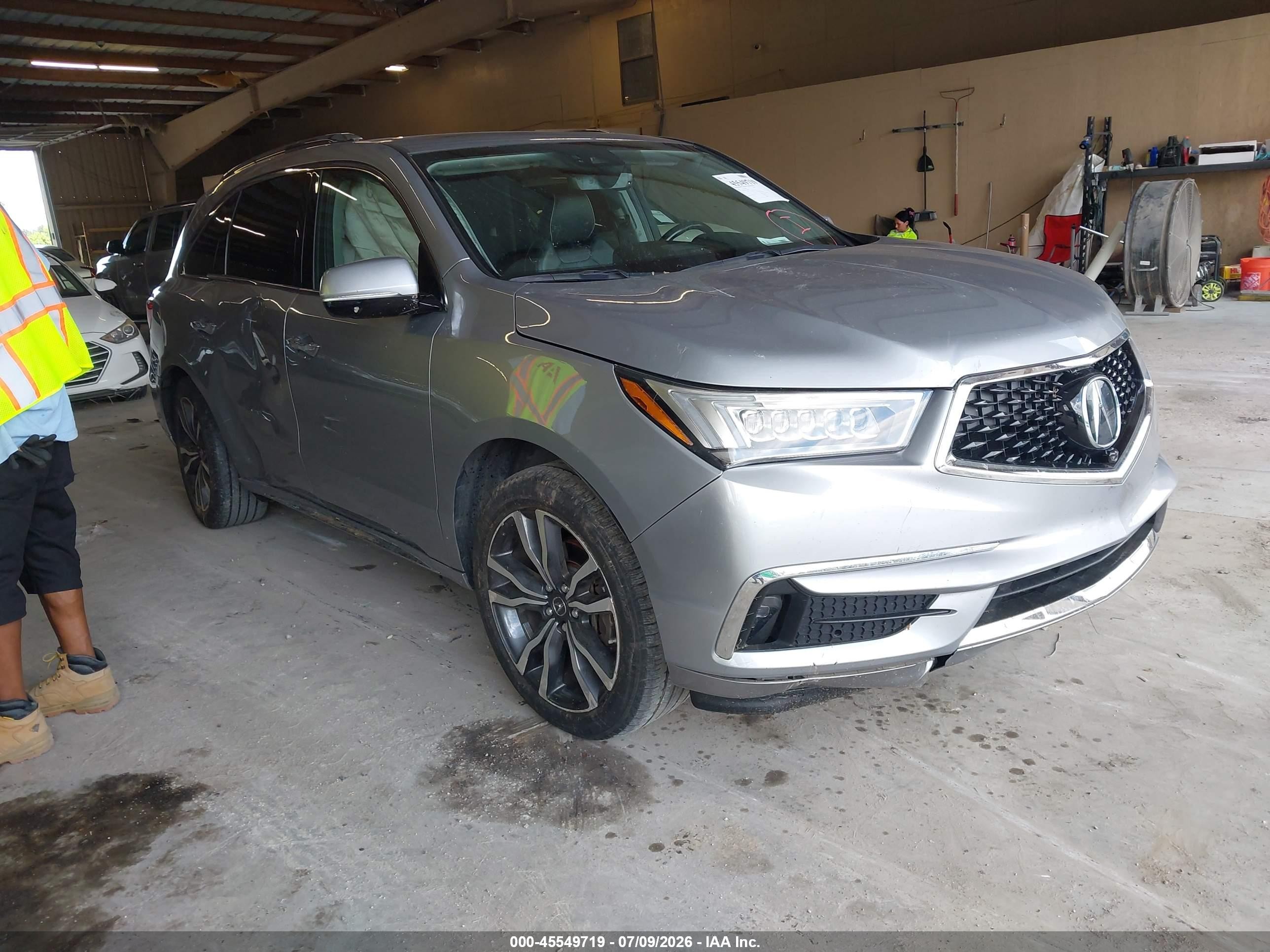 2020 Acura MDX Advance, VIN 5J8YD4H8XLL005431 — Side
