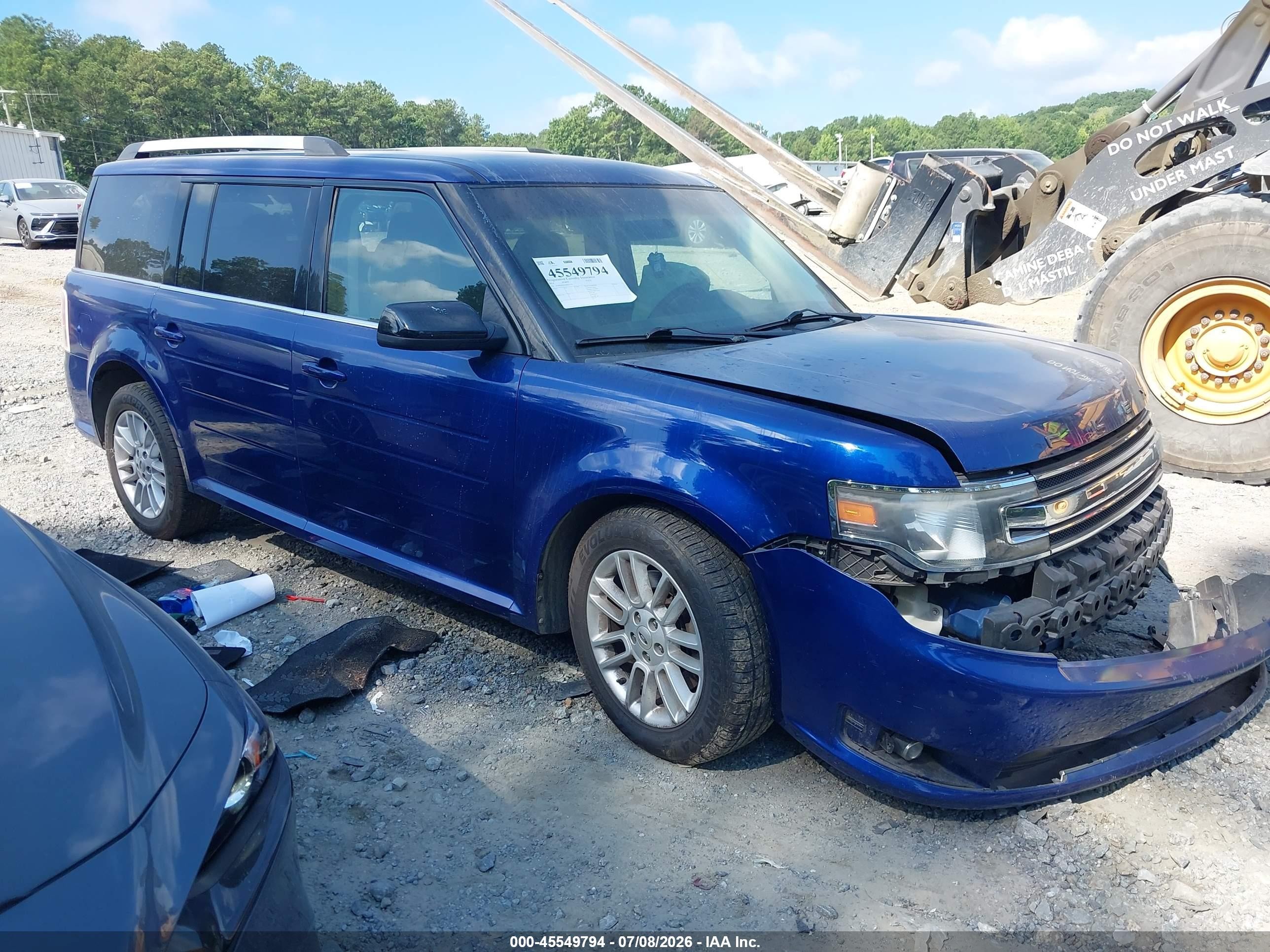 2014 Ford Flex SEL, VIN 2FMHK6C86EBD27201 — Перед