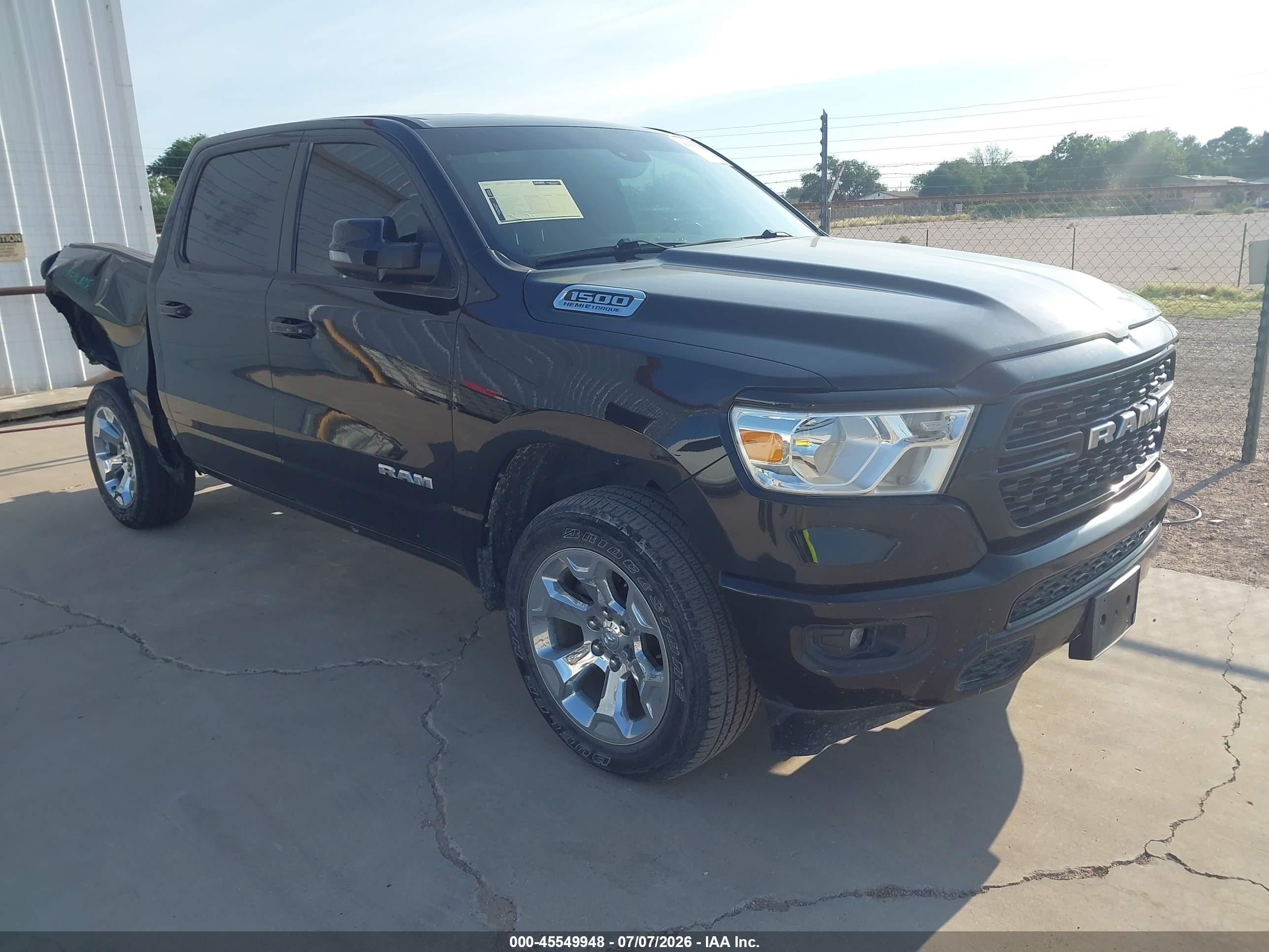2023 Ram 1500 Big Horn, VIN 1C6SRFFT5PN613738 — Rear end
