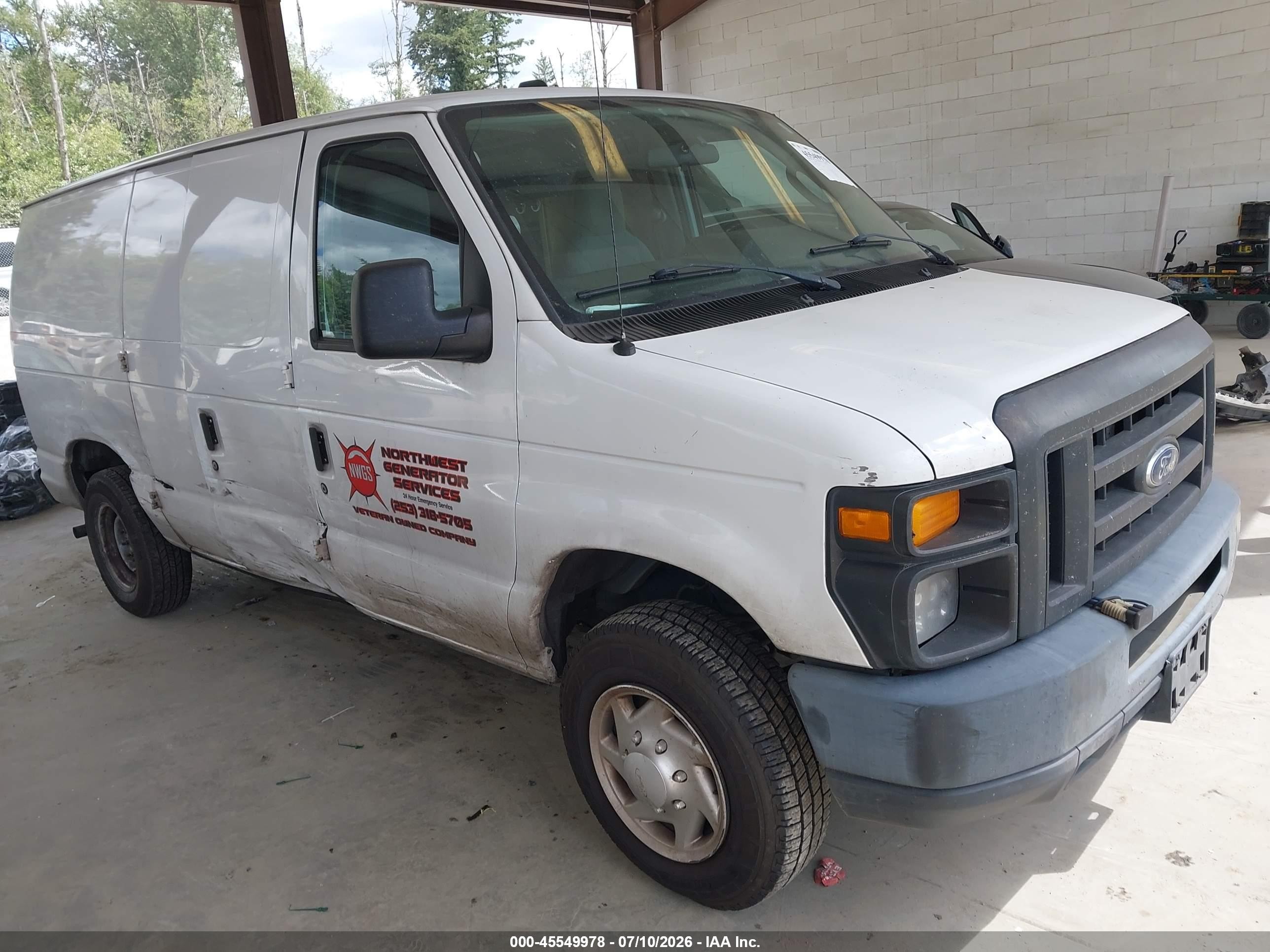 2012 Ford Econoline Cargo Commercial, VIN 1FTNE1EW1CDA01262 — Side