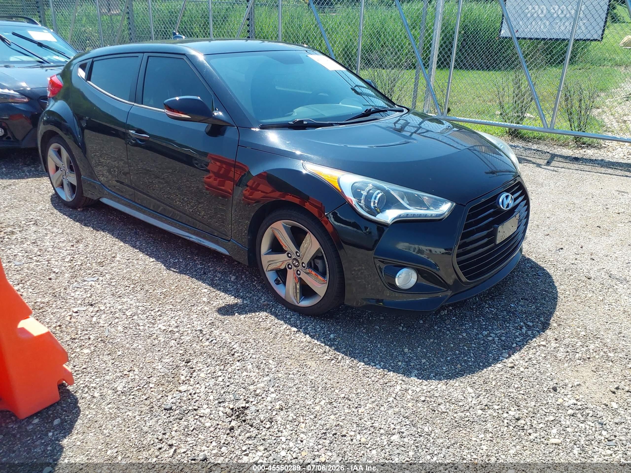 2013 Hyundai Veloster Turbo, VIN KMHTC6AE5DU147572 — Normal wear