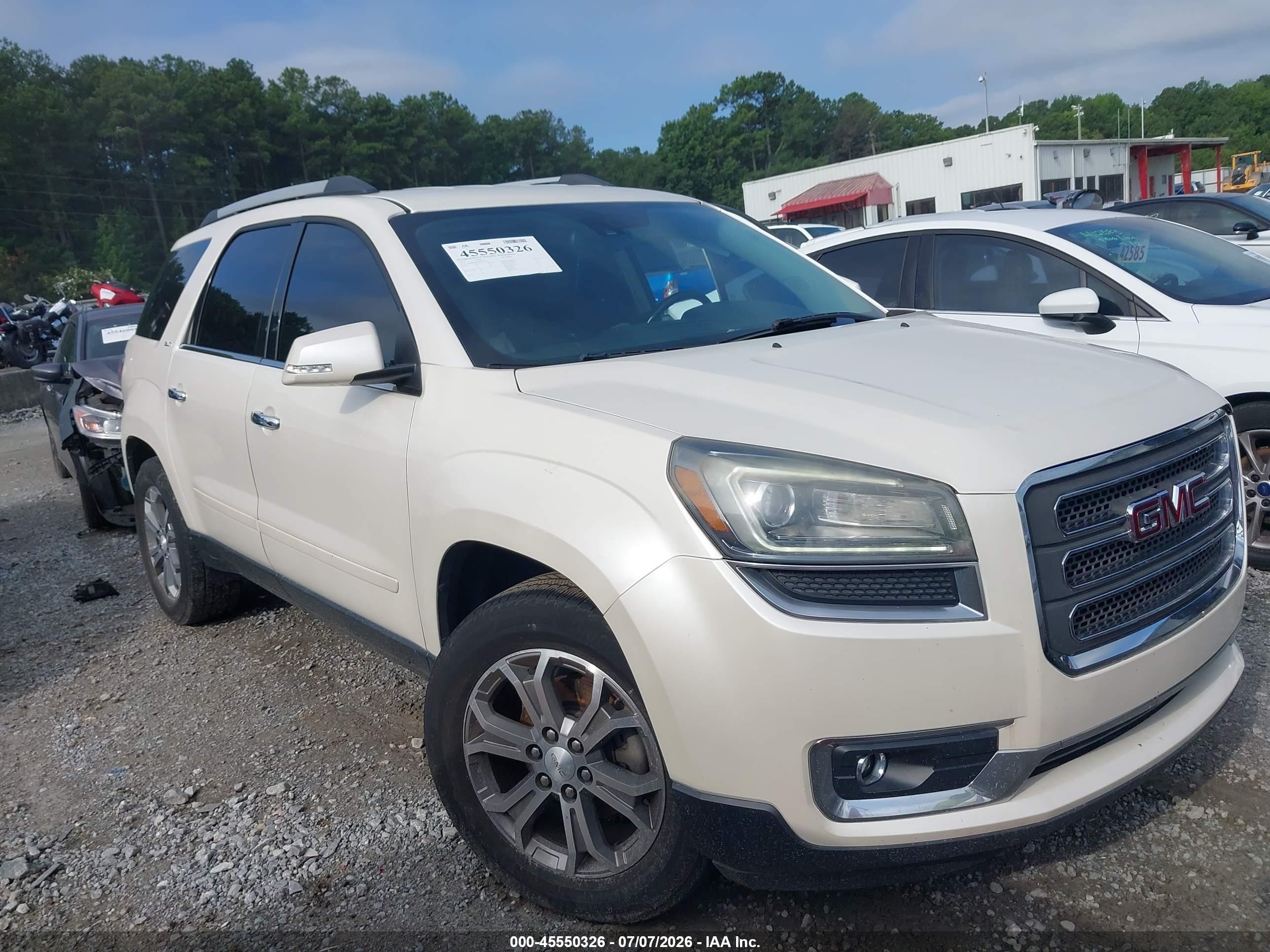 2014 GMC Acadia SLT, VIN 1GKKRRKD8EJ298743 — Бок