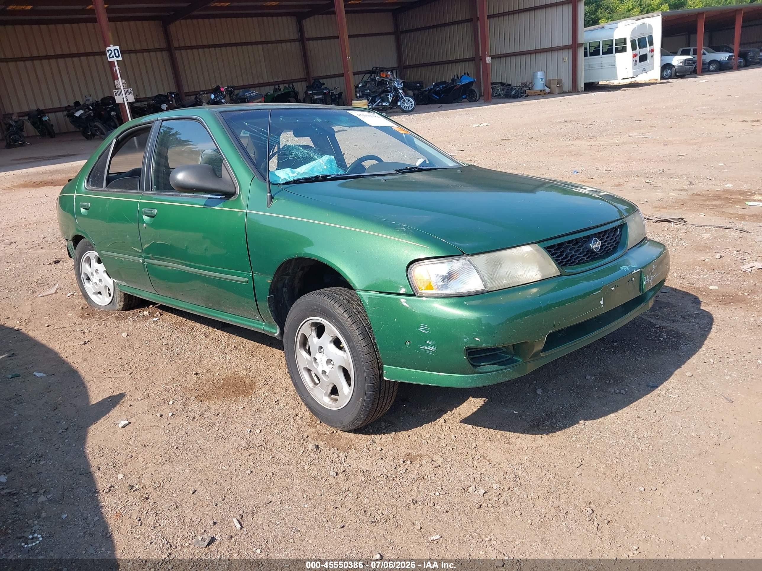 1998 Nissan Sentra XE, VIN 1N4AB41D9WC718005 — Бок