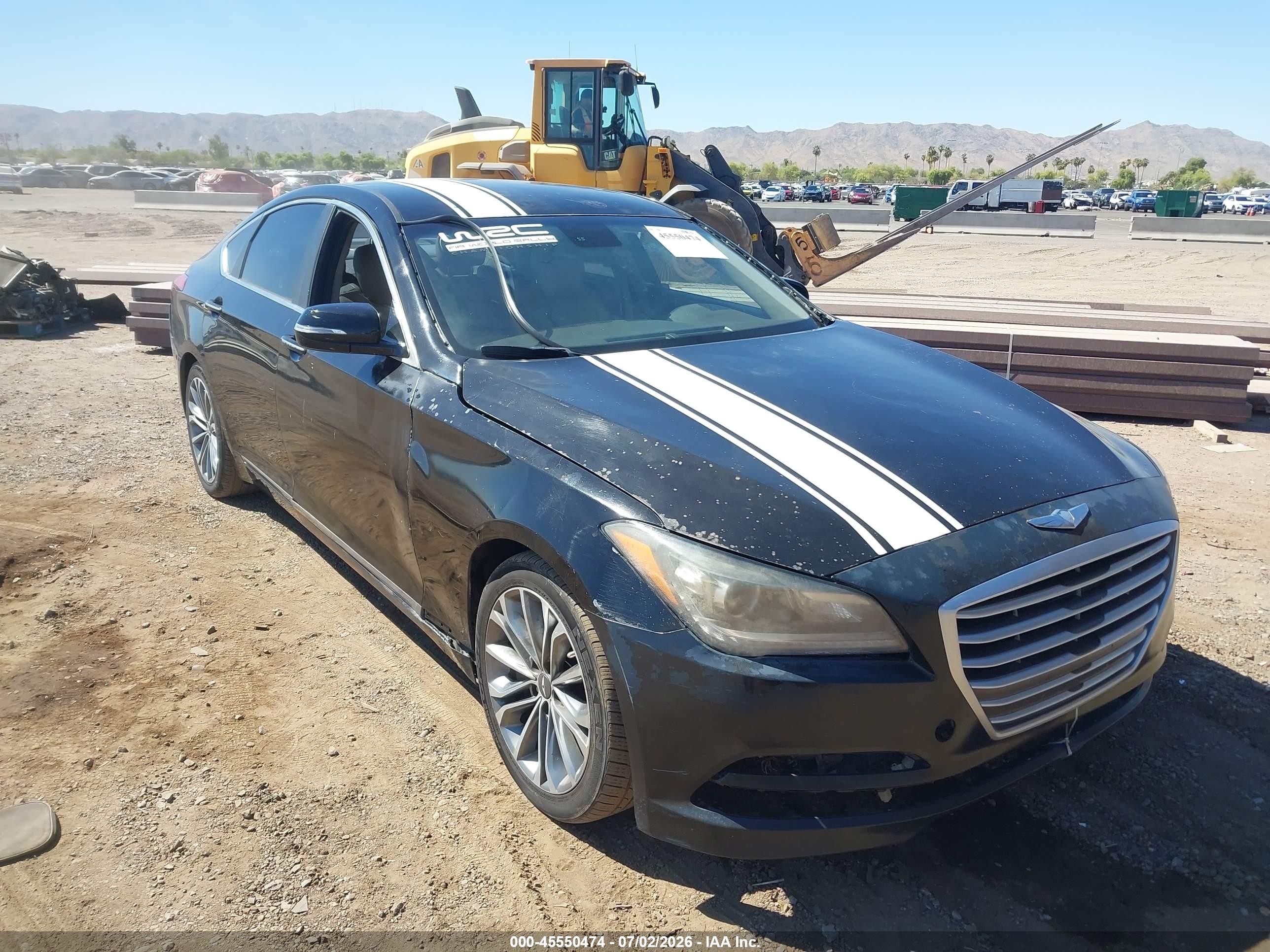 2015 Hyundai Genesis 3.8L, VIN KMHGN4JE0FU076798 — Обычный износ