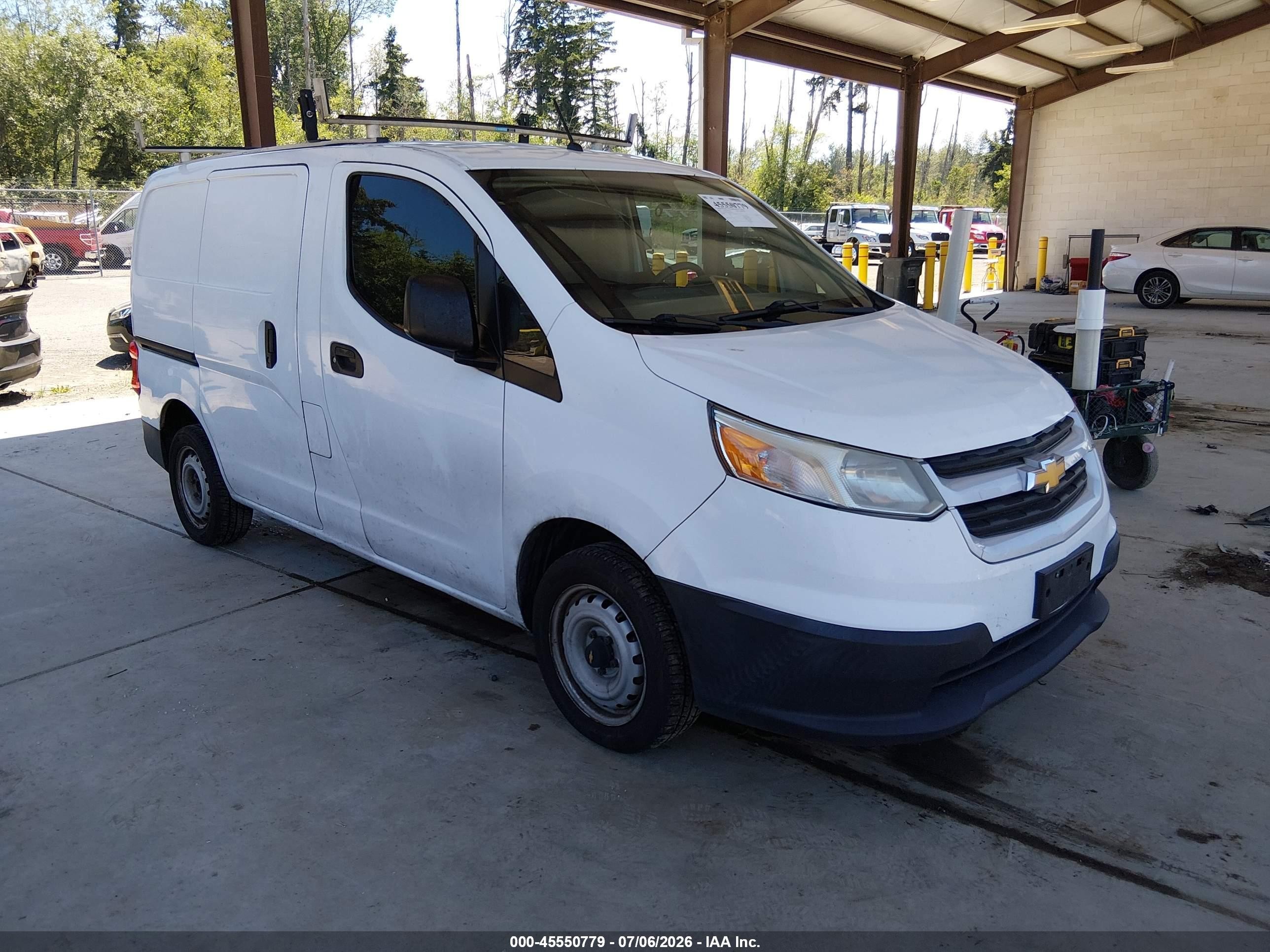 2018 Chevrolet City Express Cargo LS, VIN 3N63M0YNXJK691837 — Rear end