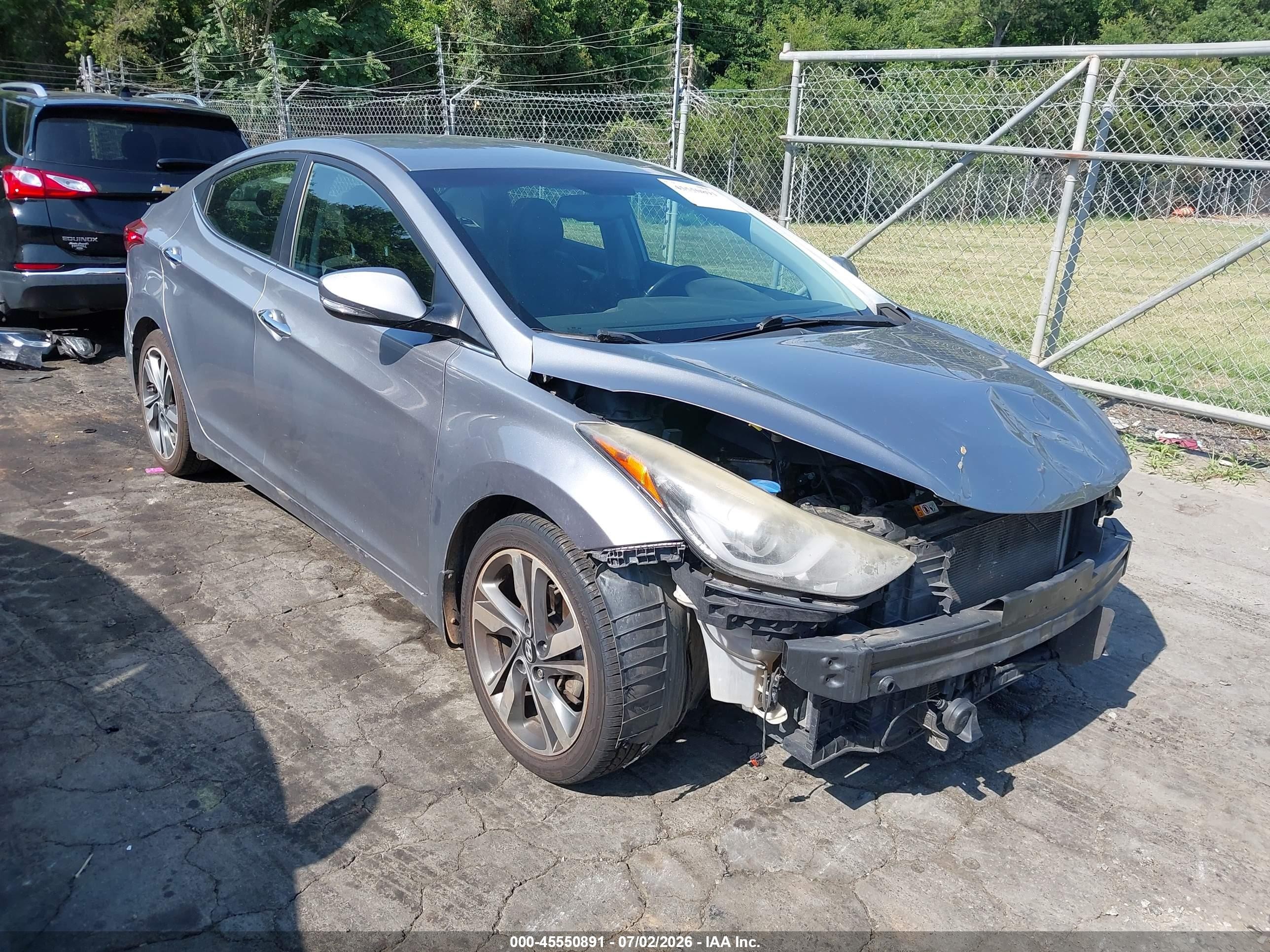 2016 Hyundai Elantra SE, VIN KMHDH4AE0GU477456 — Front end