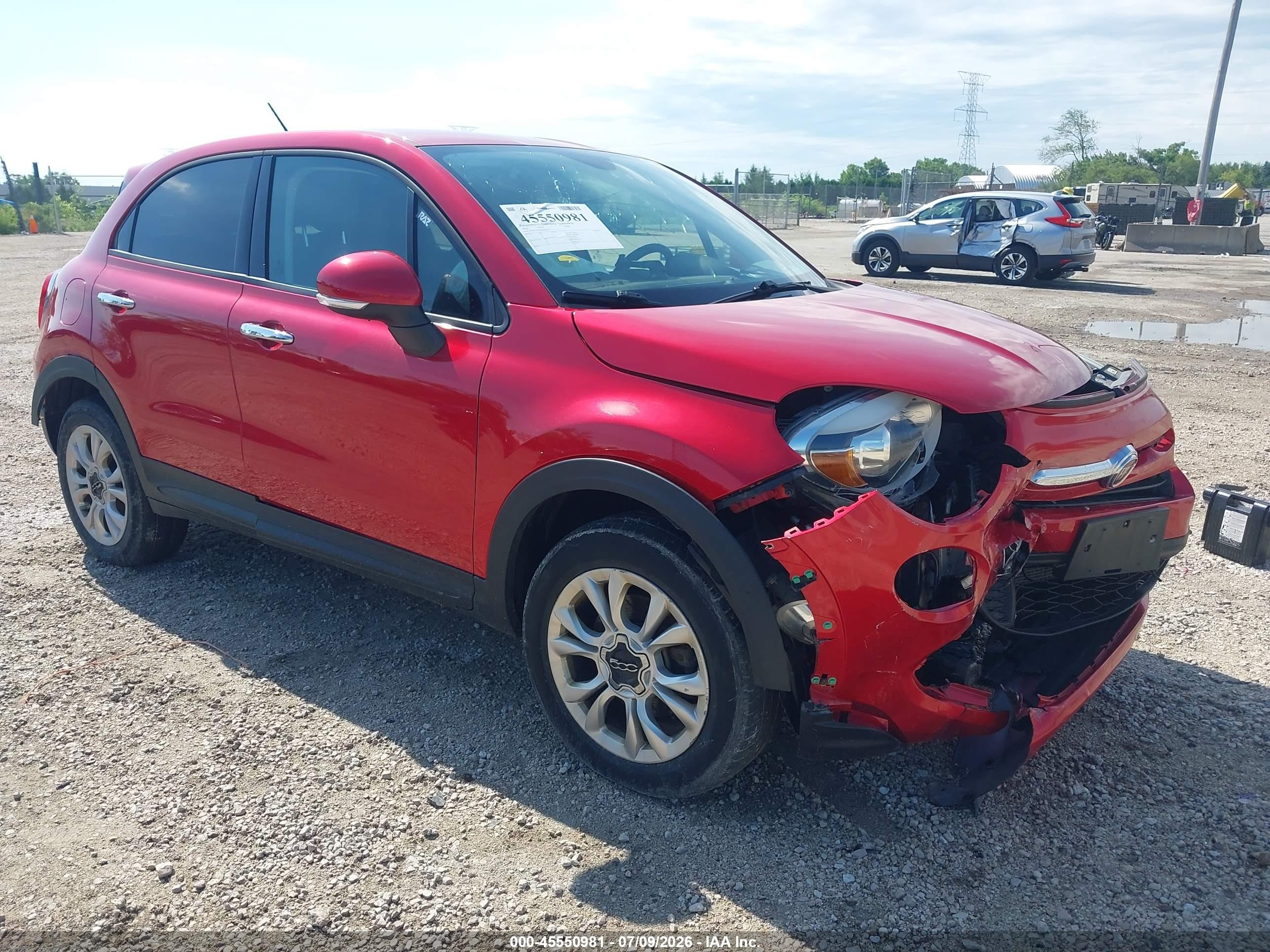 2016 FIAT 500X Easy, VIN ZFBCFYBT2GP384210 — Перед