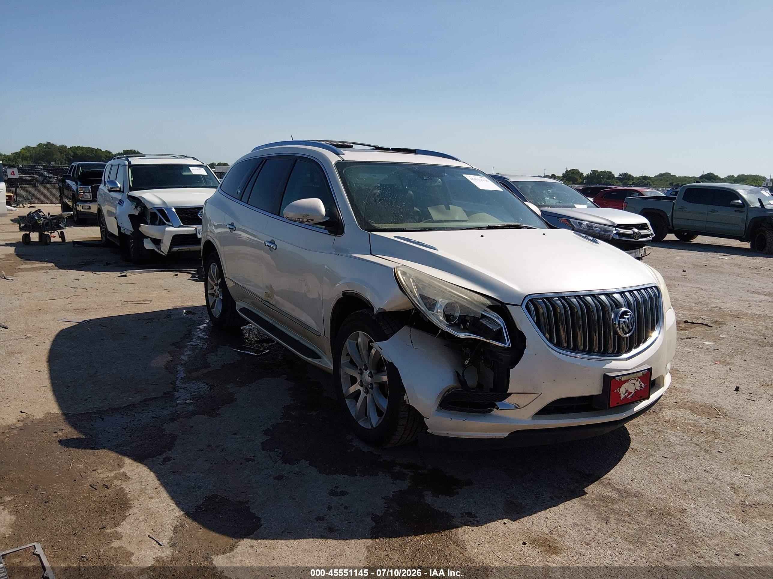 2015 Buick Enclave Premium, VIN 5GAKRCKD8FJ321966 — Front end