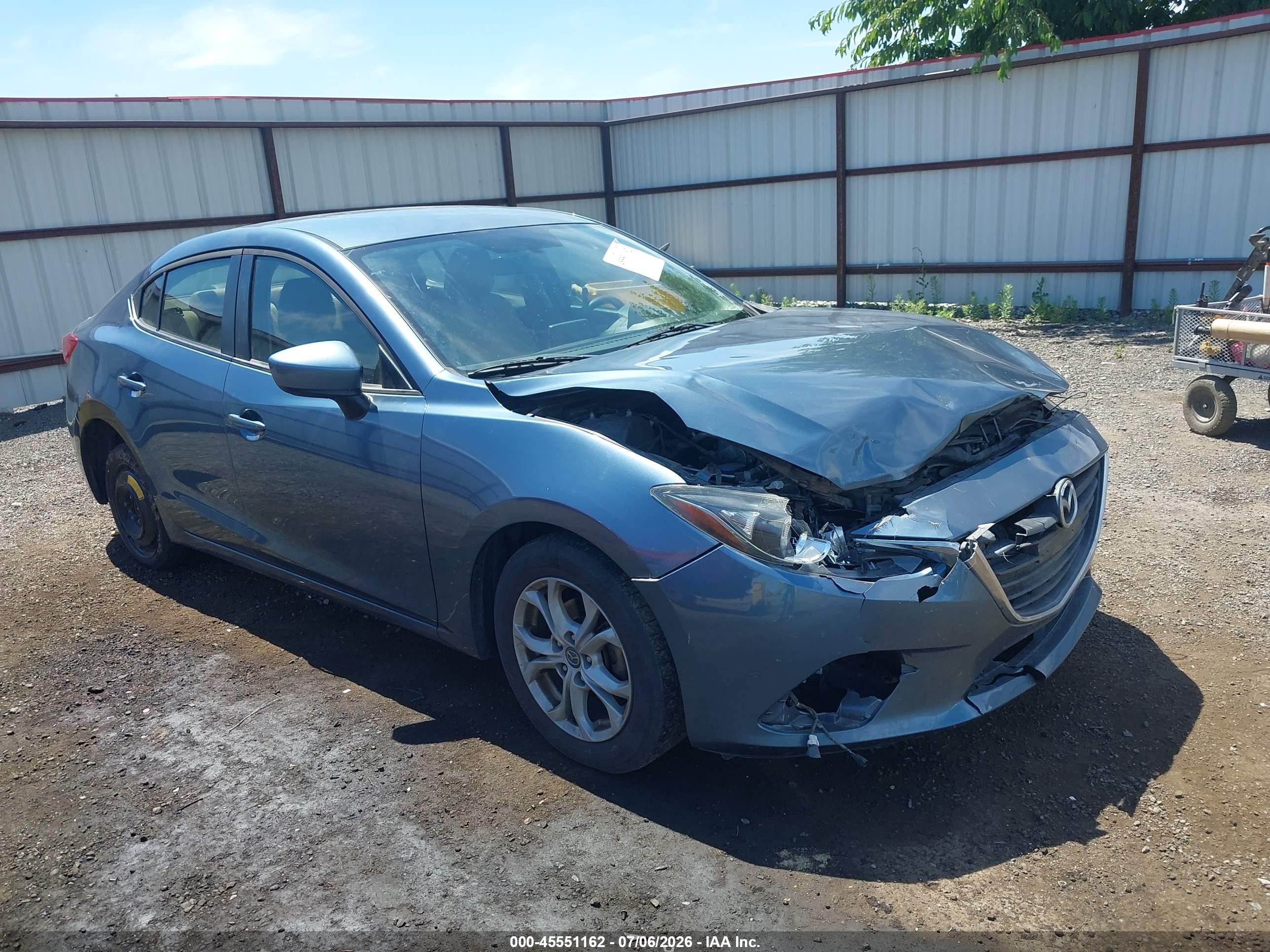 2015 Mazda 3 i Sport, VIN 3MZBM1U77FM189310 — Front end