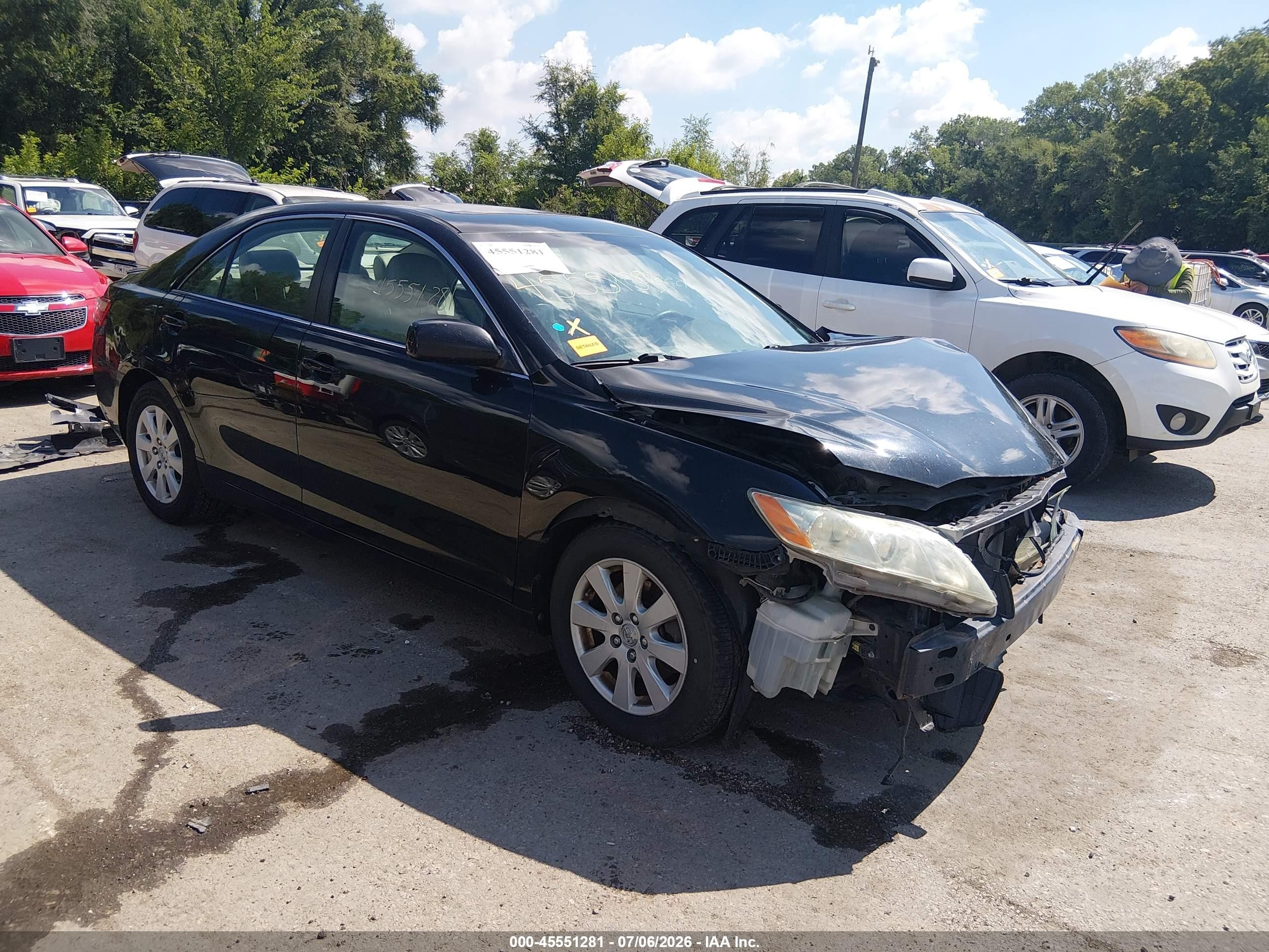 2009 Toyota Camry SE, VIN 4T1BK46K59U075653 — Front end