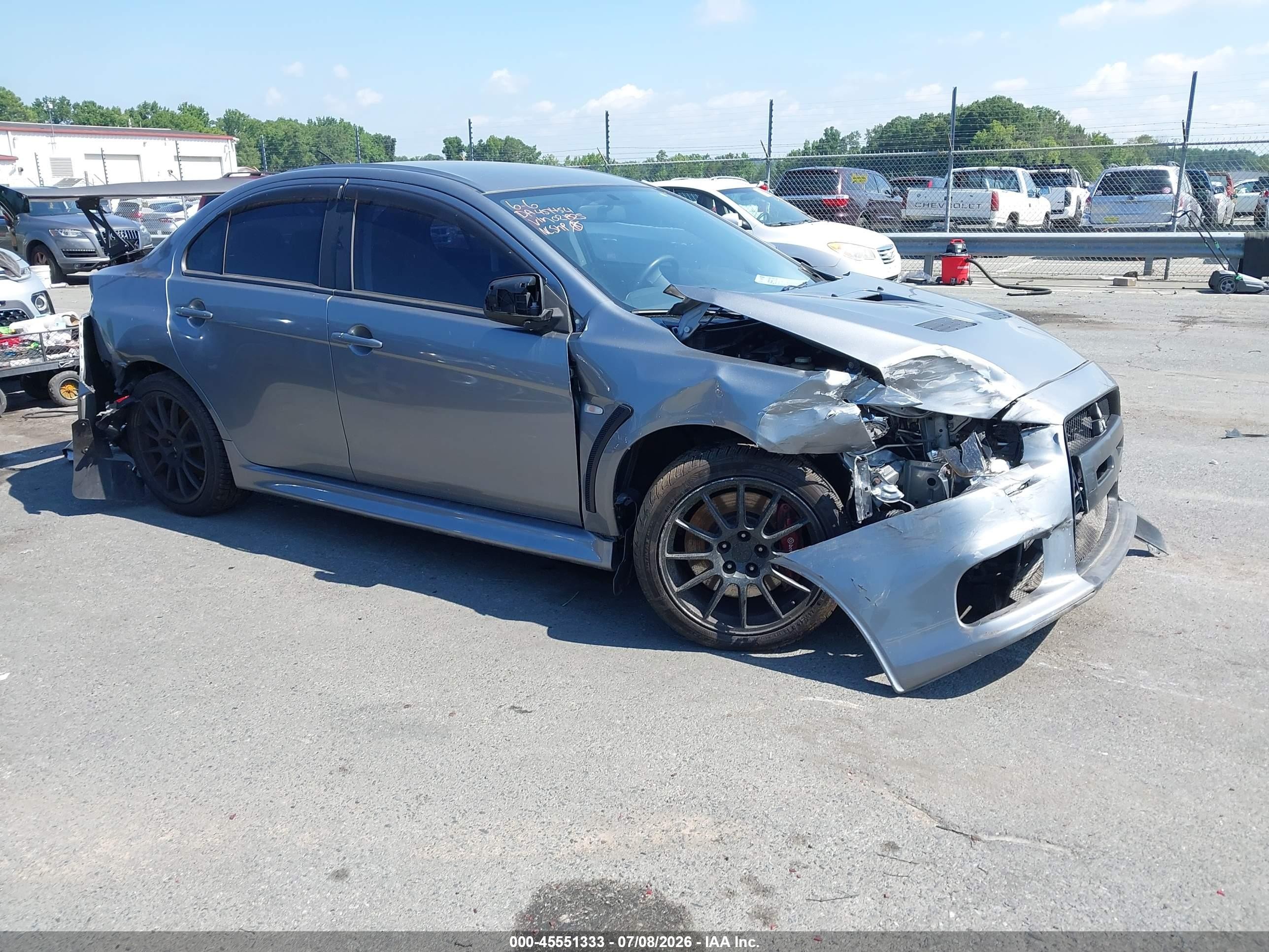 2014 Mitsubishi Lancer Evolution GSR, VIN JA32W8FV9EU021825 — All over
