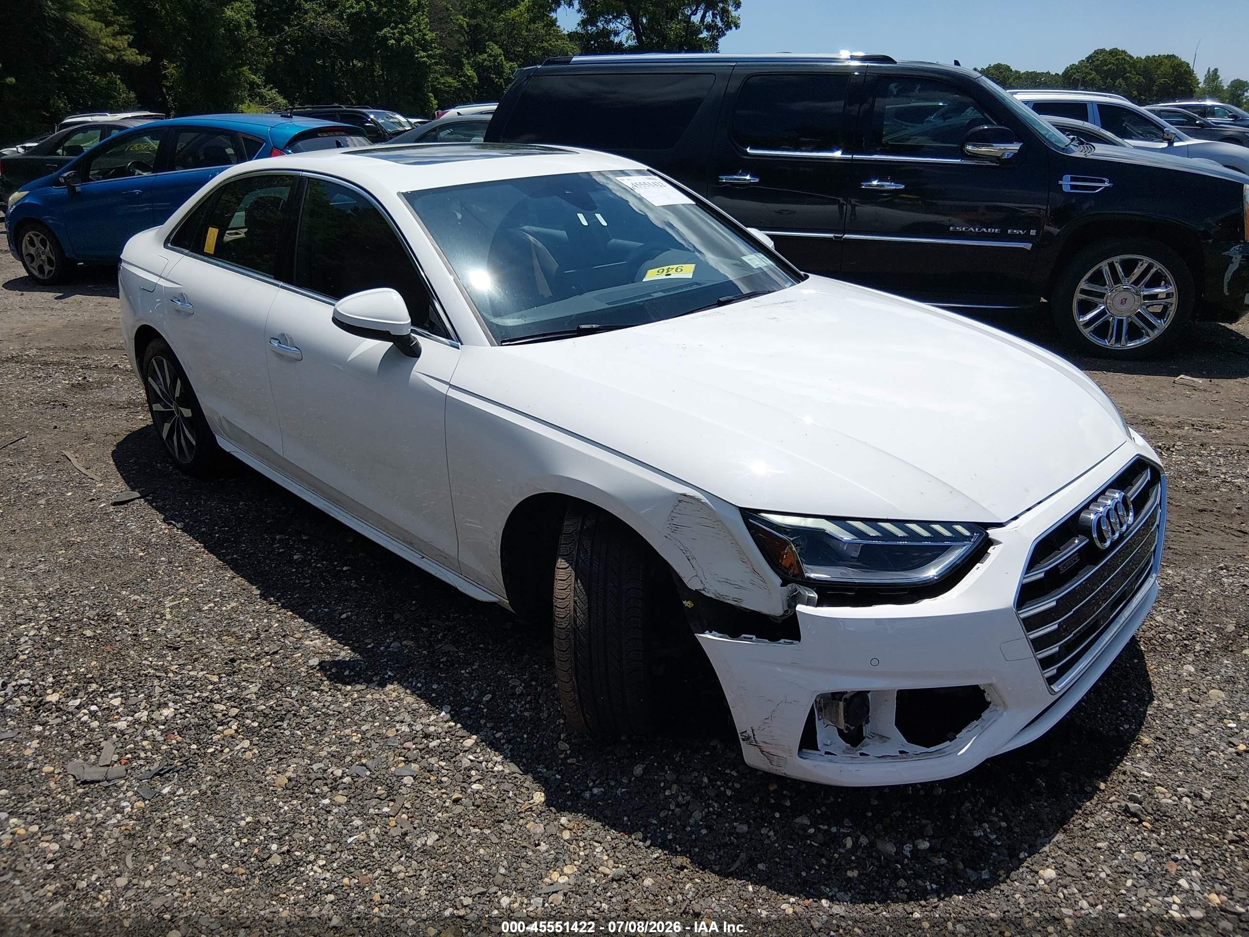 2023 Audi A4 Premium, VIN WAUABAF41PN022131 — Front end