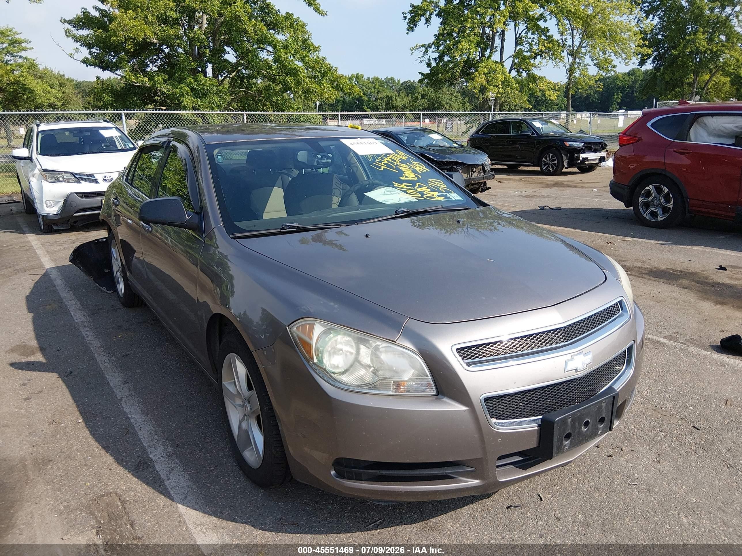 2010 Chevrolet Malibu 1LS, VIN 1G1ZB5EB0AF280051 — Rear end