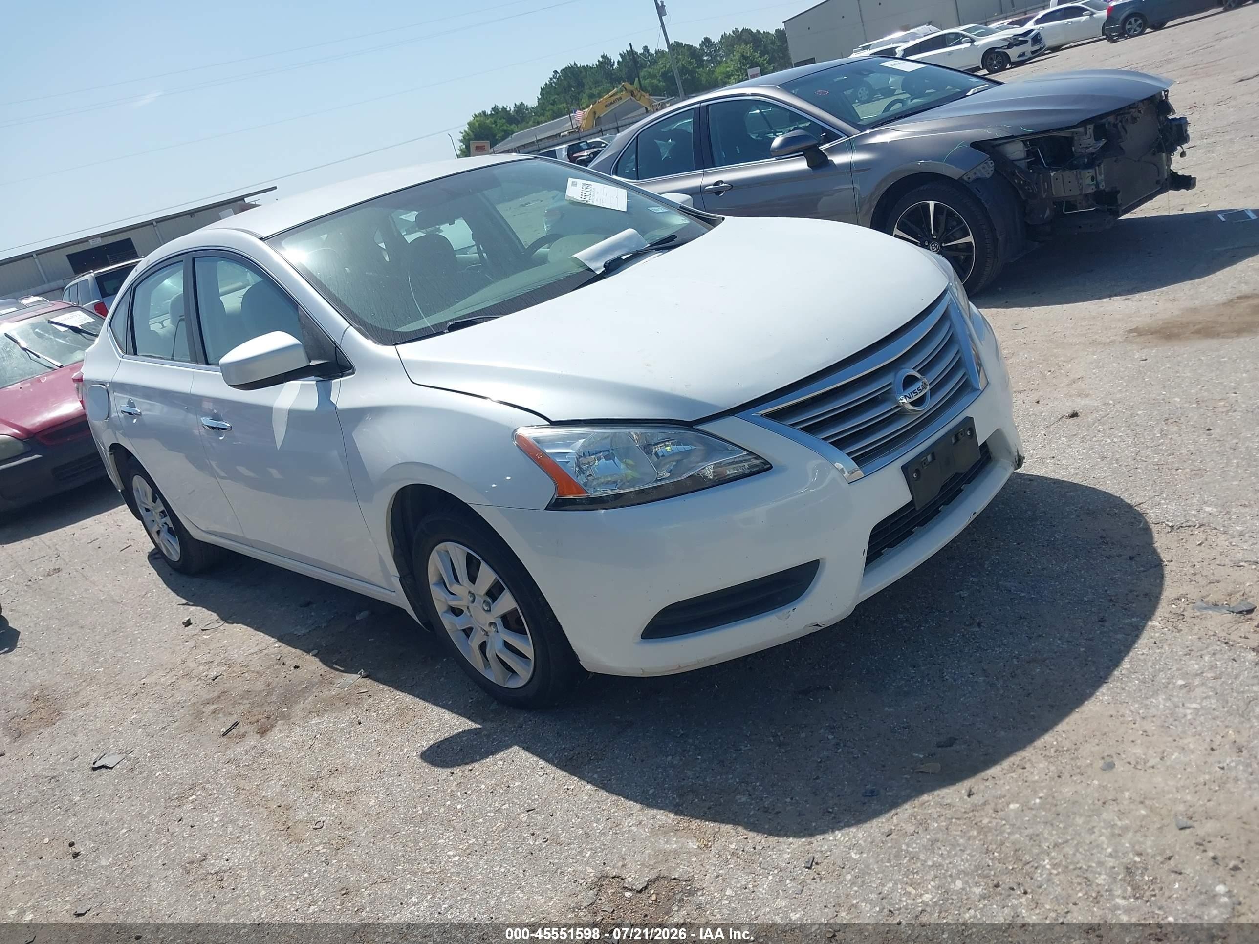 2014 Nissan Sentra SL, VIN 3N1AB7AP1EY289036 — Обычный износ