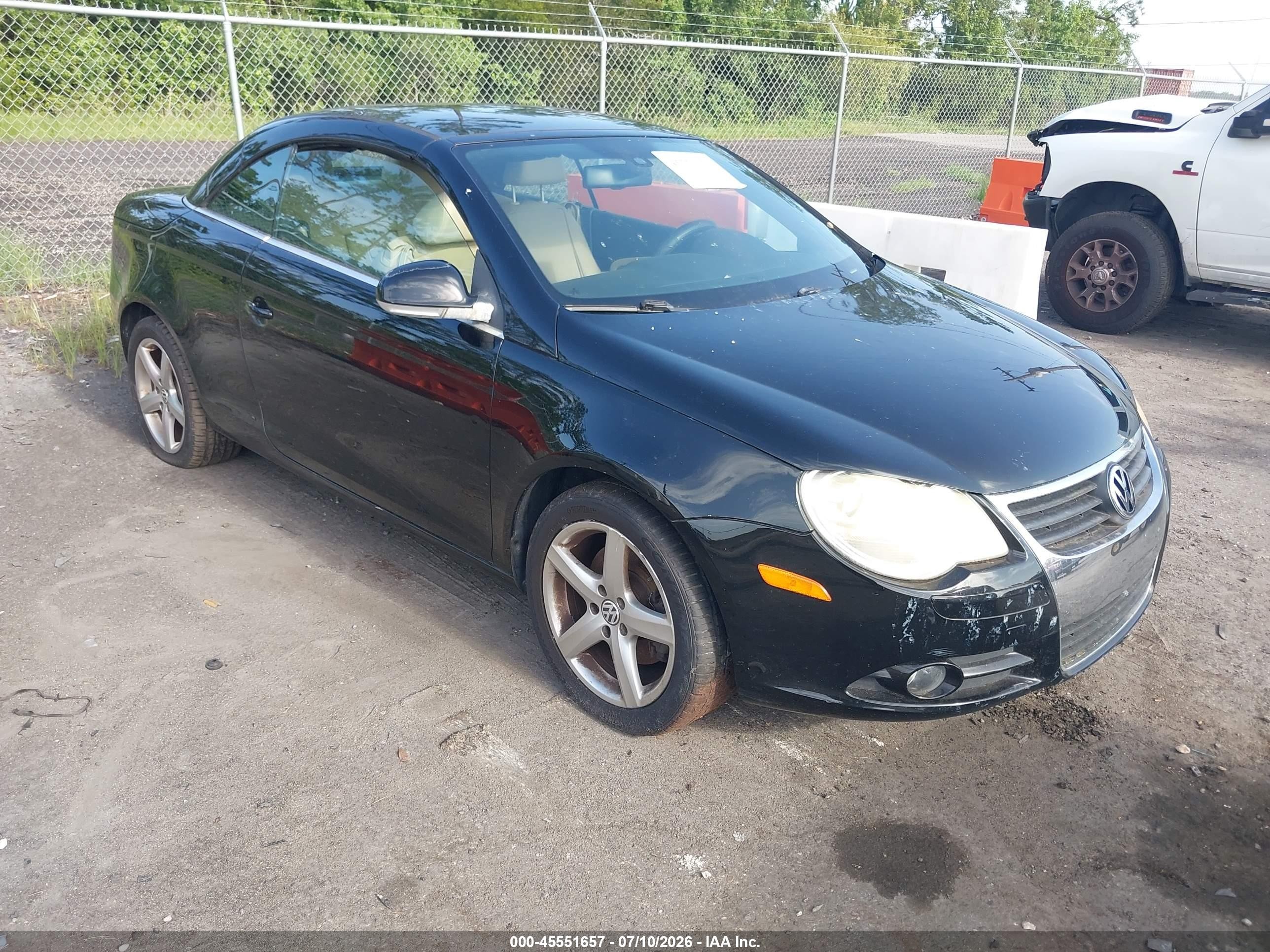 2007 Volkswagen Eos 2.0T, VIN WVWDA71F77V049008 — Normal wear