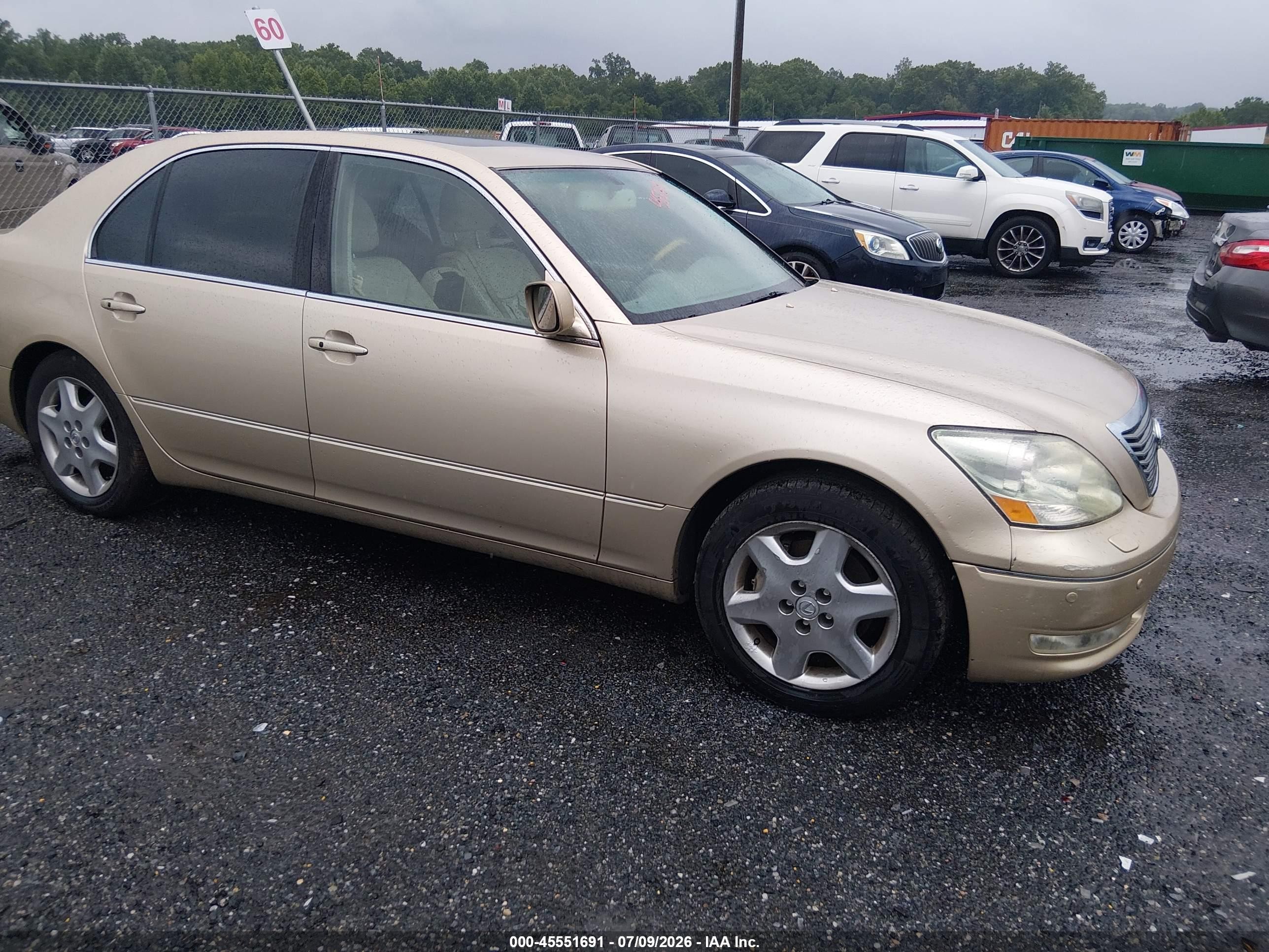 2004 Lexus LS 430, VIN JTHBN36F940165671 — Not stated