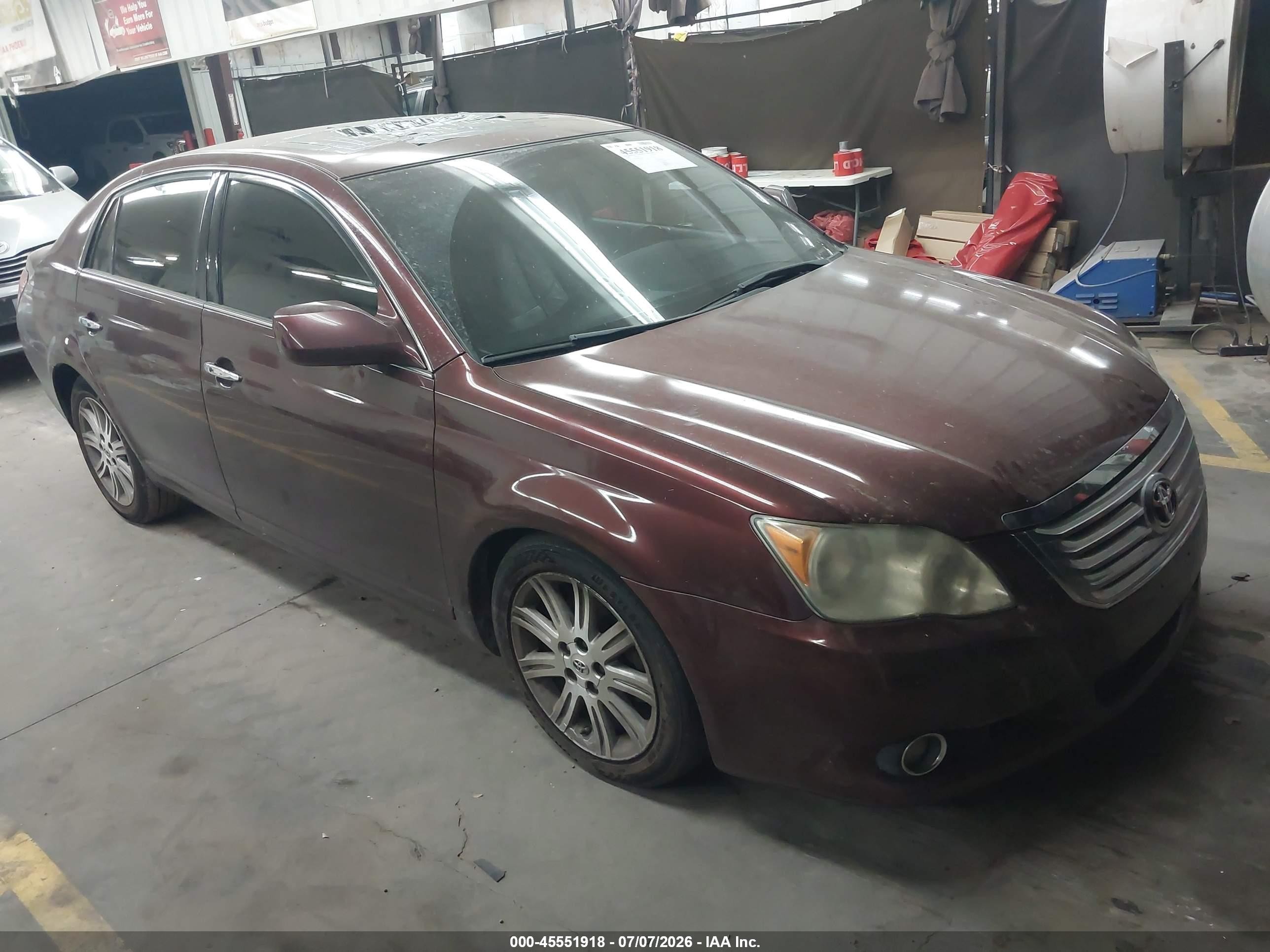 2008 Toyota Avalon Limited, VIN 4T1BK36B88U260515 — Front end