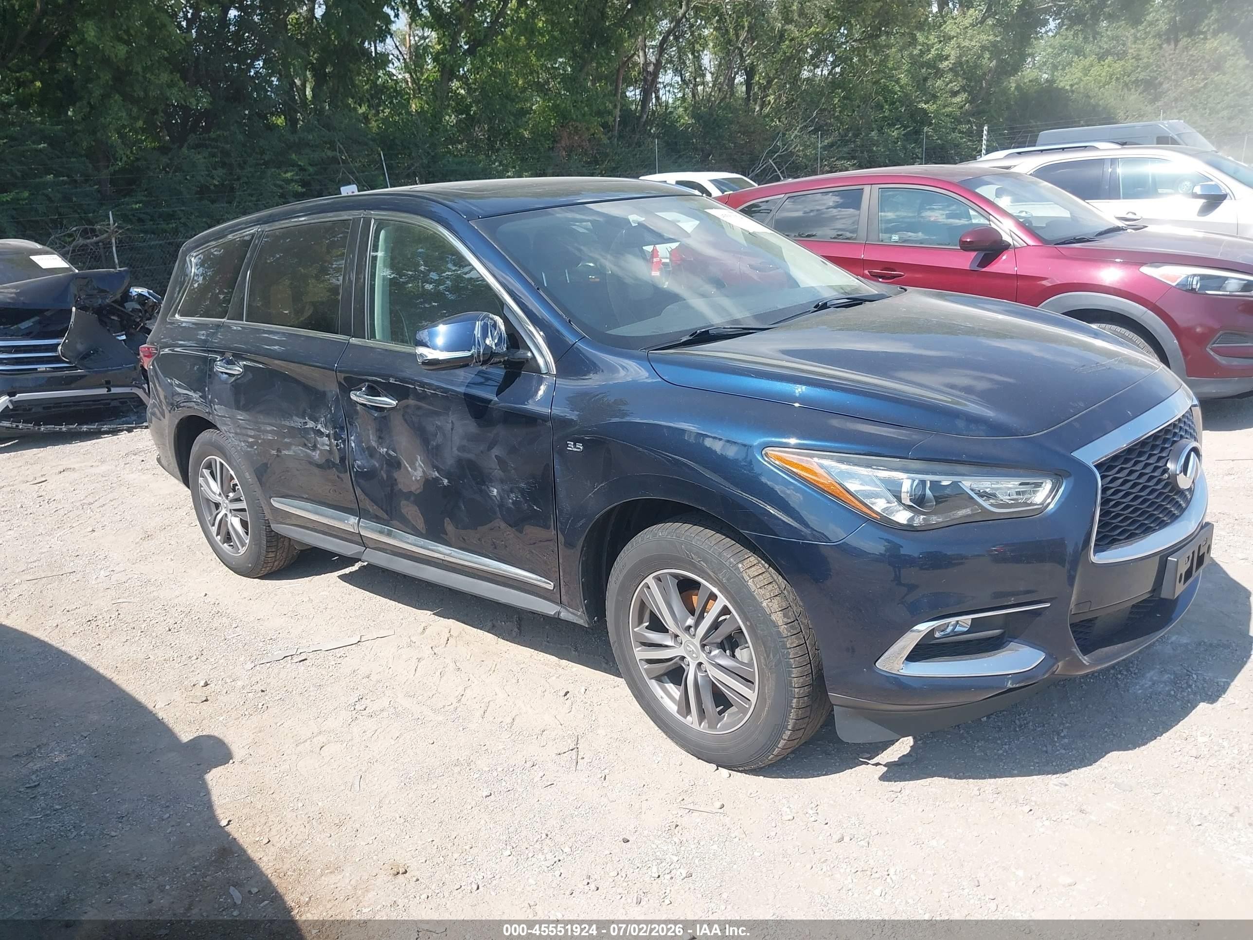 2019 Infiniti QX60 Luxe, VIN 5N1DL0MM7KC564375 — Normal wear