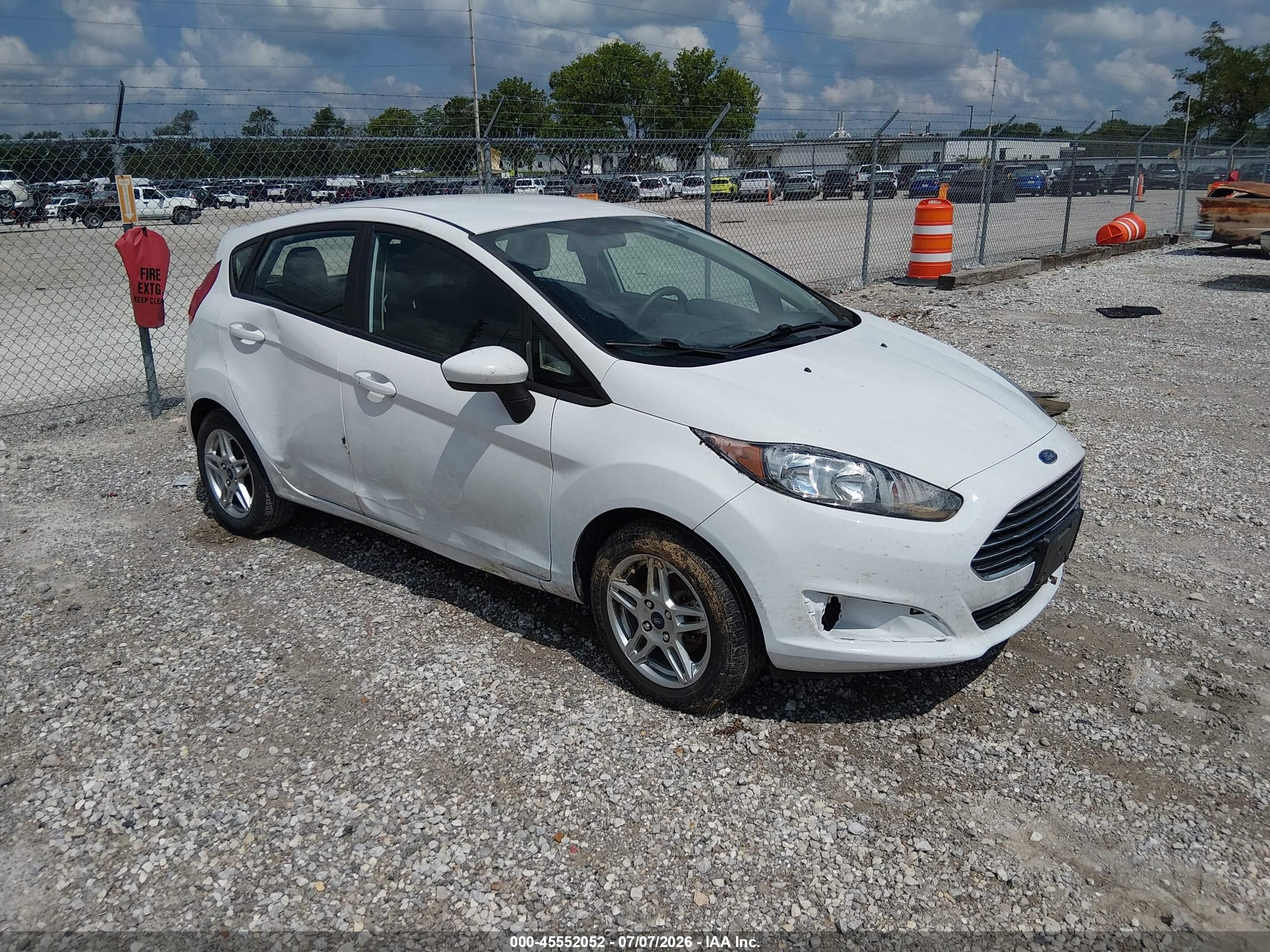 2019 Ford Fiesta SE, VIN 3FADP4EJ9KM113618 — Water / flood