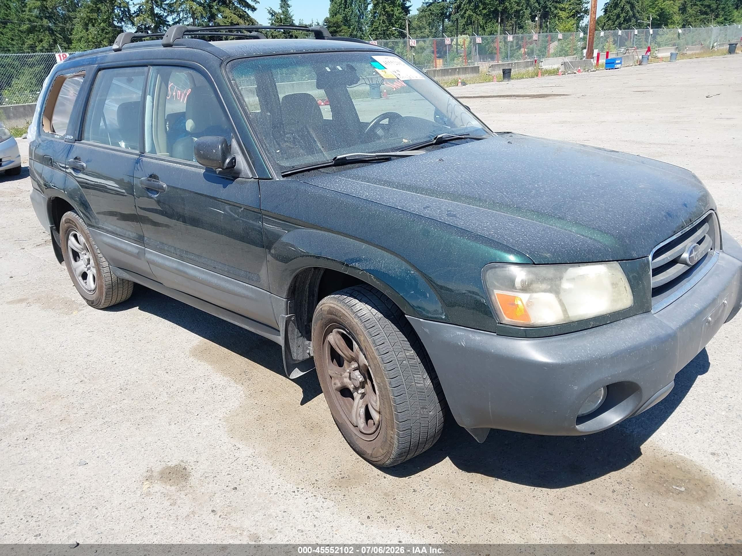 2004 Subaru Forester X, VIN JF1SG63644H720339 — Theft recovery