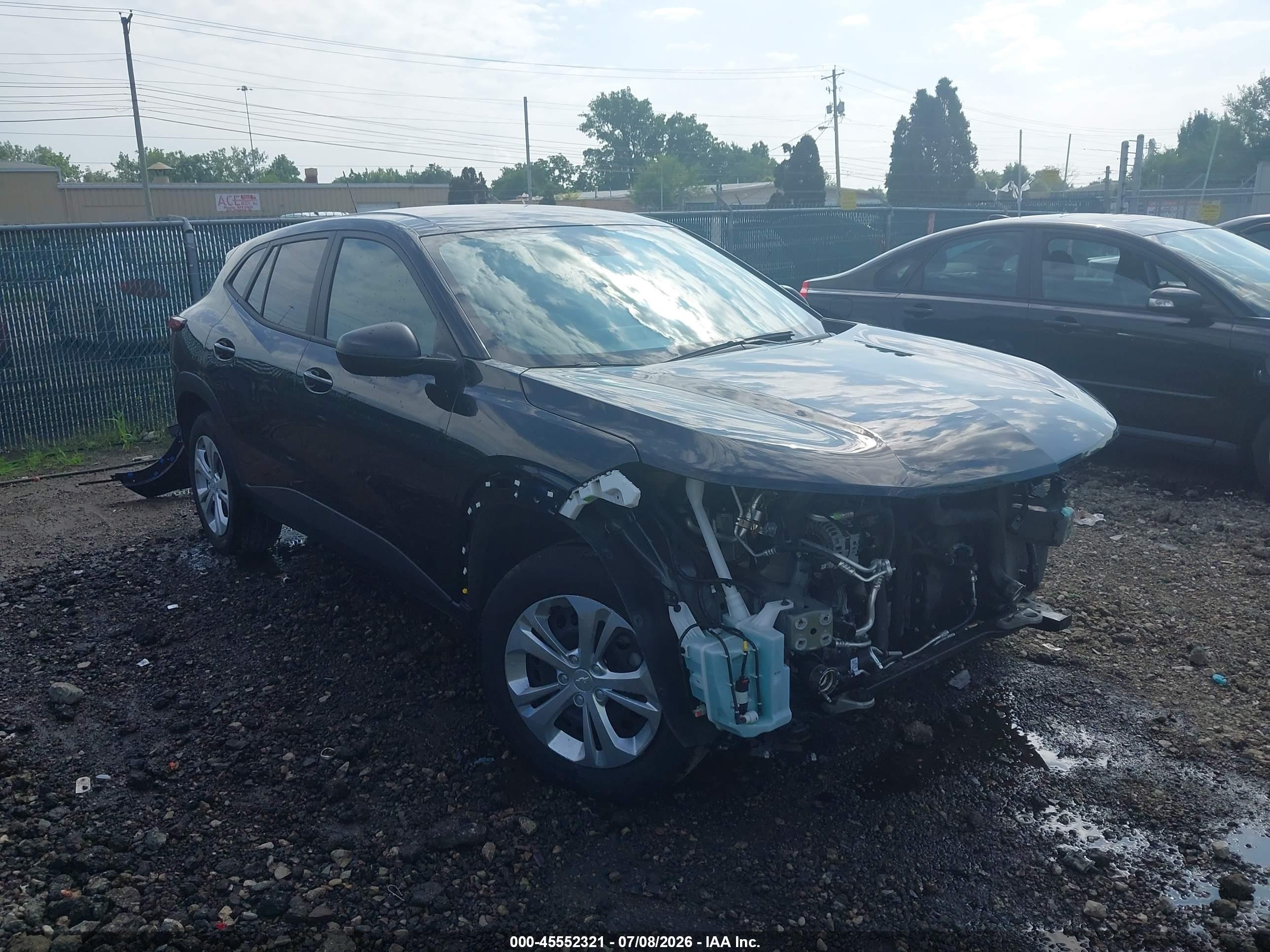 2025 Chevrolet Trax LS, VIN KL77LFEP8SC159085 — Front end