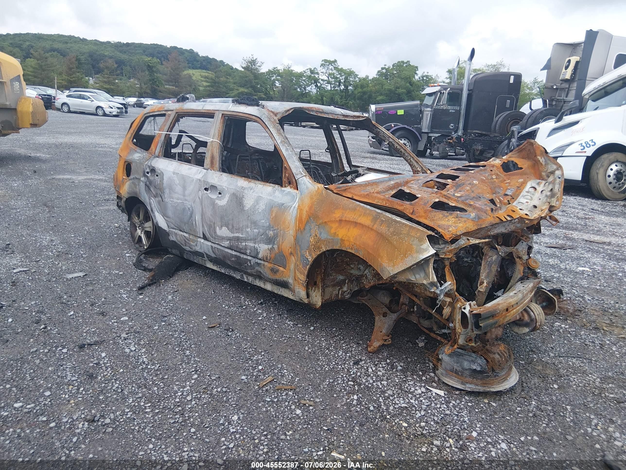 2011 Subaru Forester X, VIN JF2SHABC4BH748996 — Burn