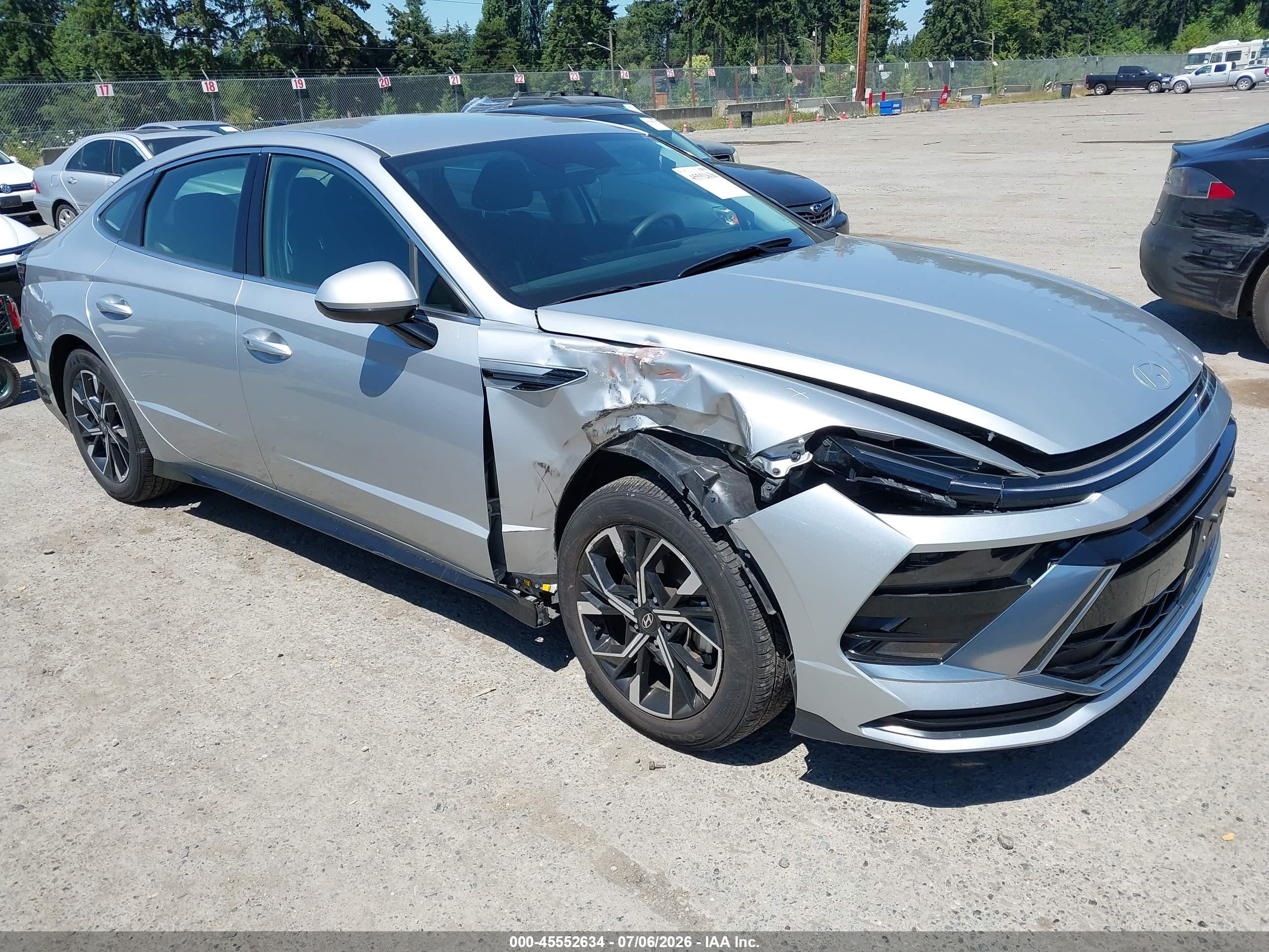 2025 Hyundai Sonata SEL, VIN KMHL64JA7SA478502 — Перед