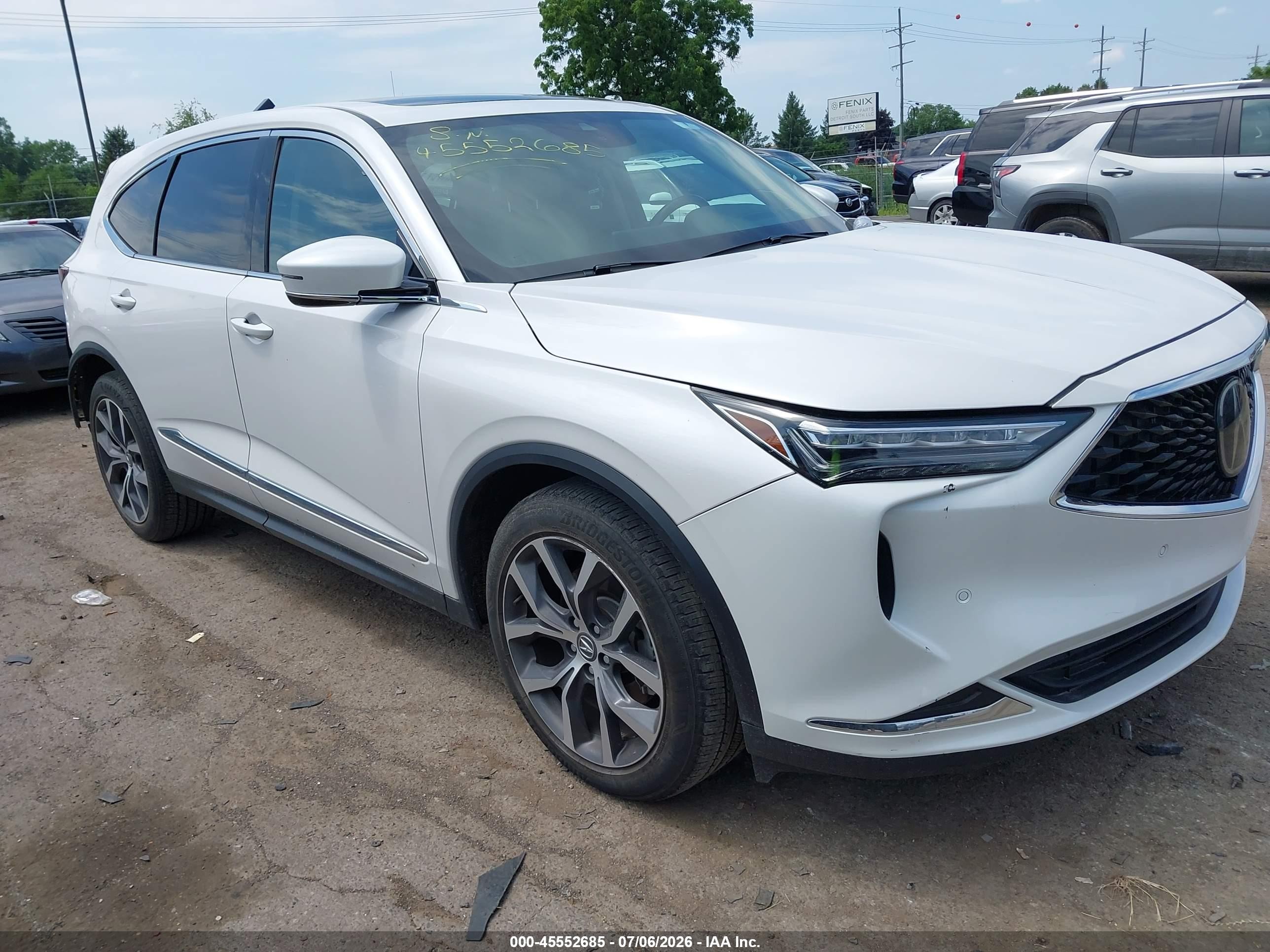 2024 Acura MDX Technology, VIN 5J8YE1H47RL004271 — Rear end