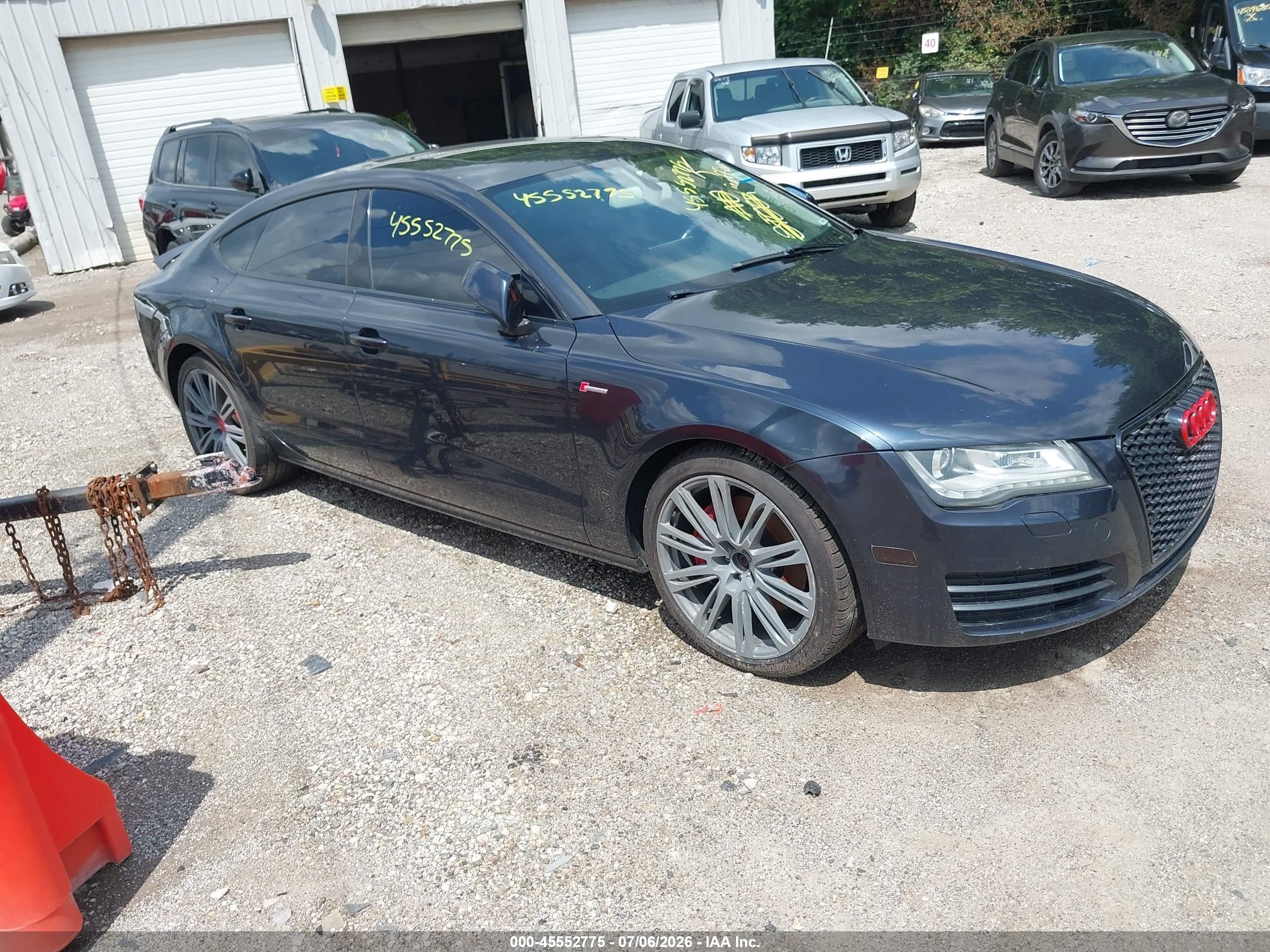 2012 Audi A7 Premium Plus, VIN WAUYGAFCXCN145797 — Front end